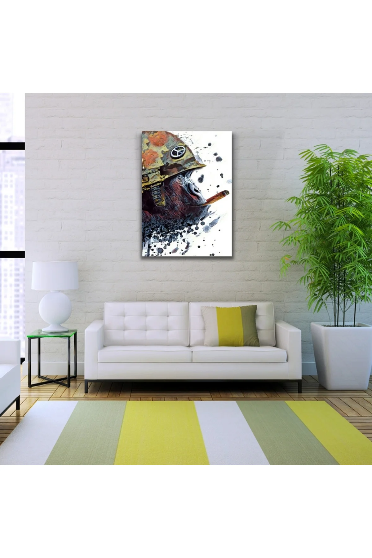 Maymun Asker Kanvas Tablo 50 x 70