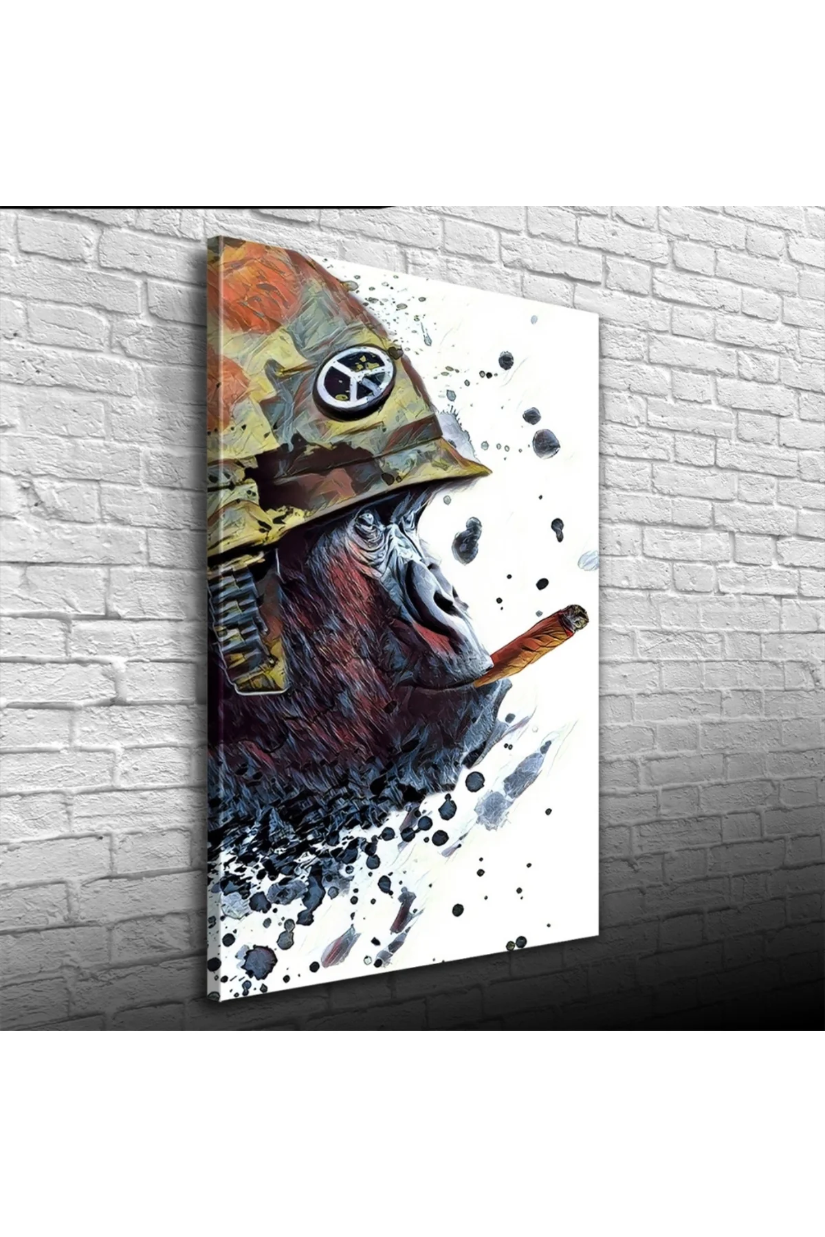 Maymun Asker Kanvas Tablo 50 x 70