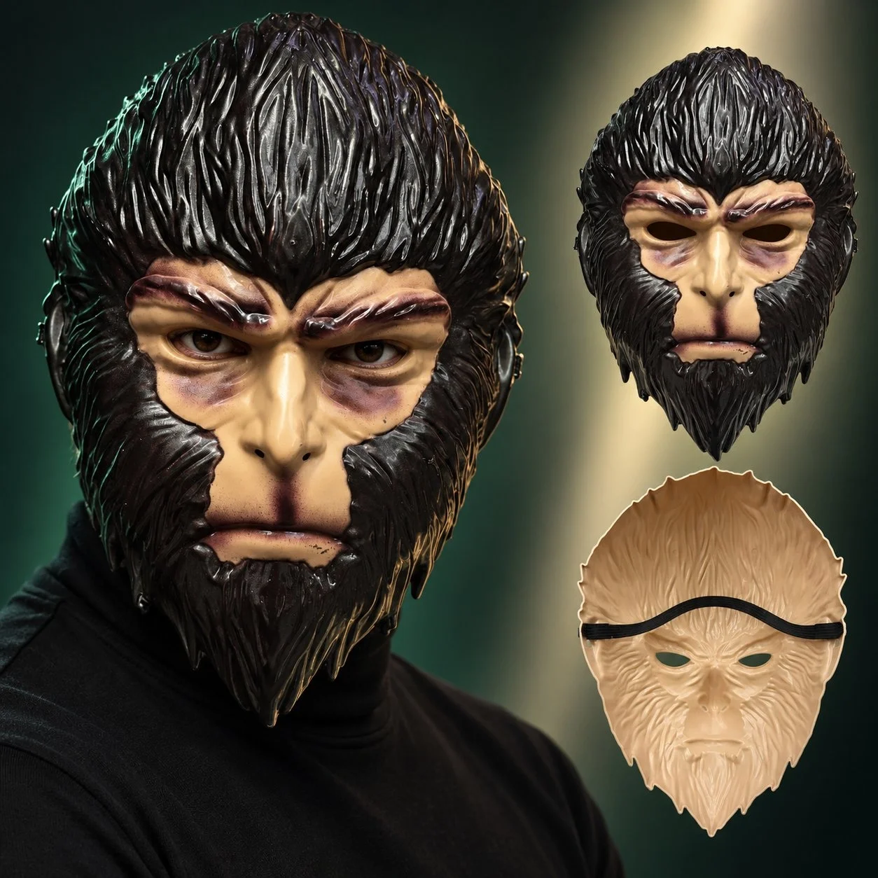 Maymun Kral Wukong Plastik Yüz Maskesi Maymun Kral Wukong Plastik Yüz Maskesi