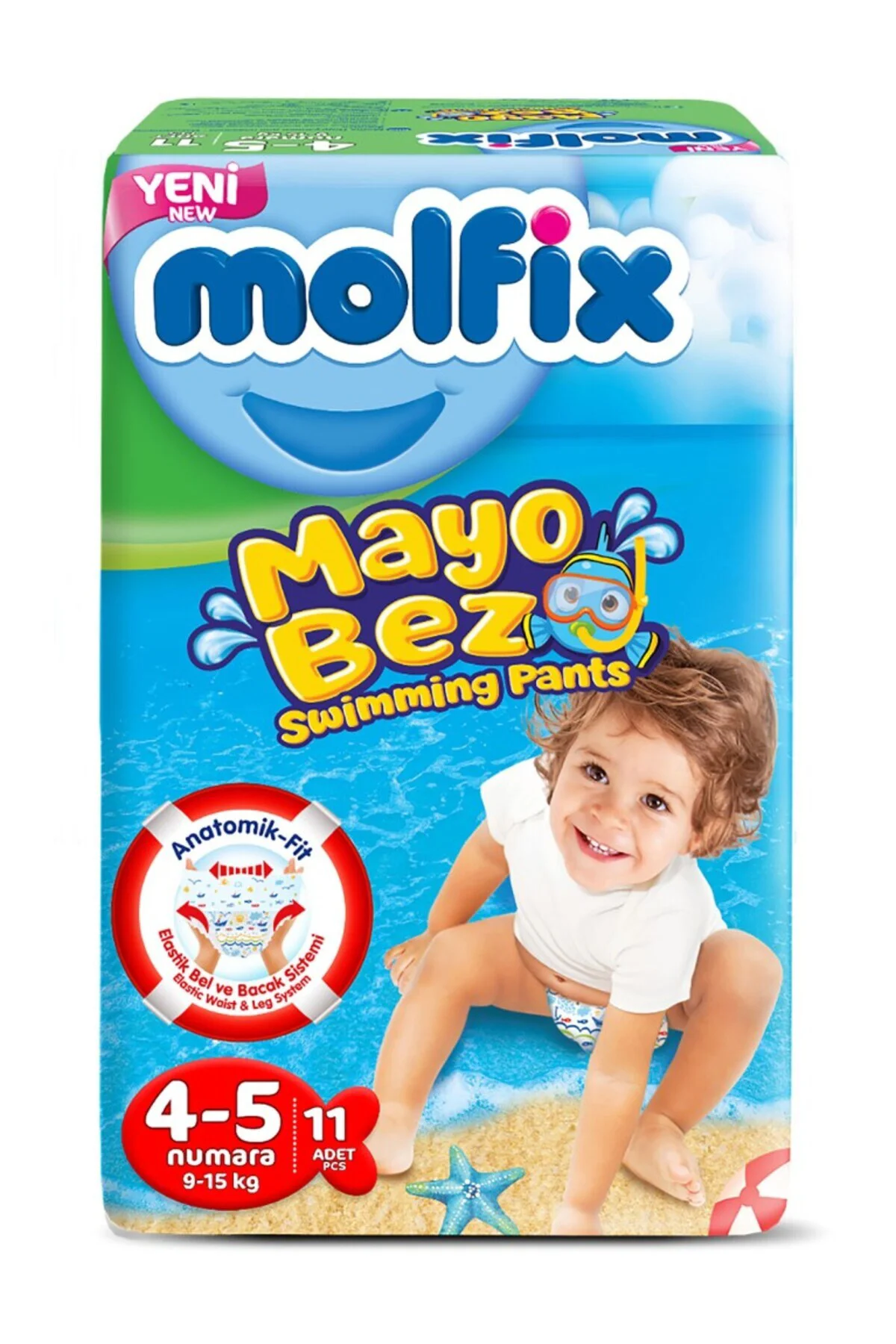 Mayo Bez 4-5 Beden 9-15 Kg 11 Adet