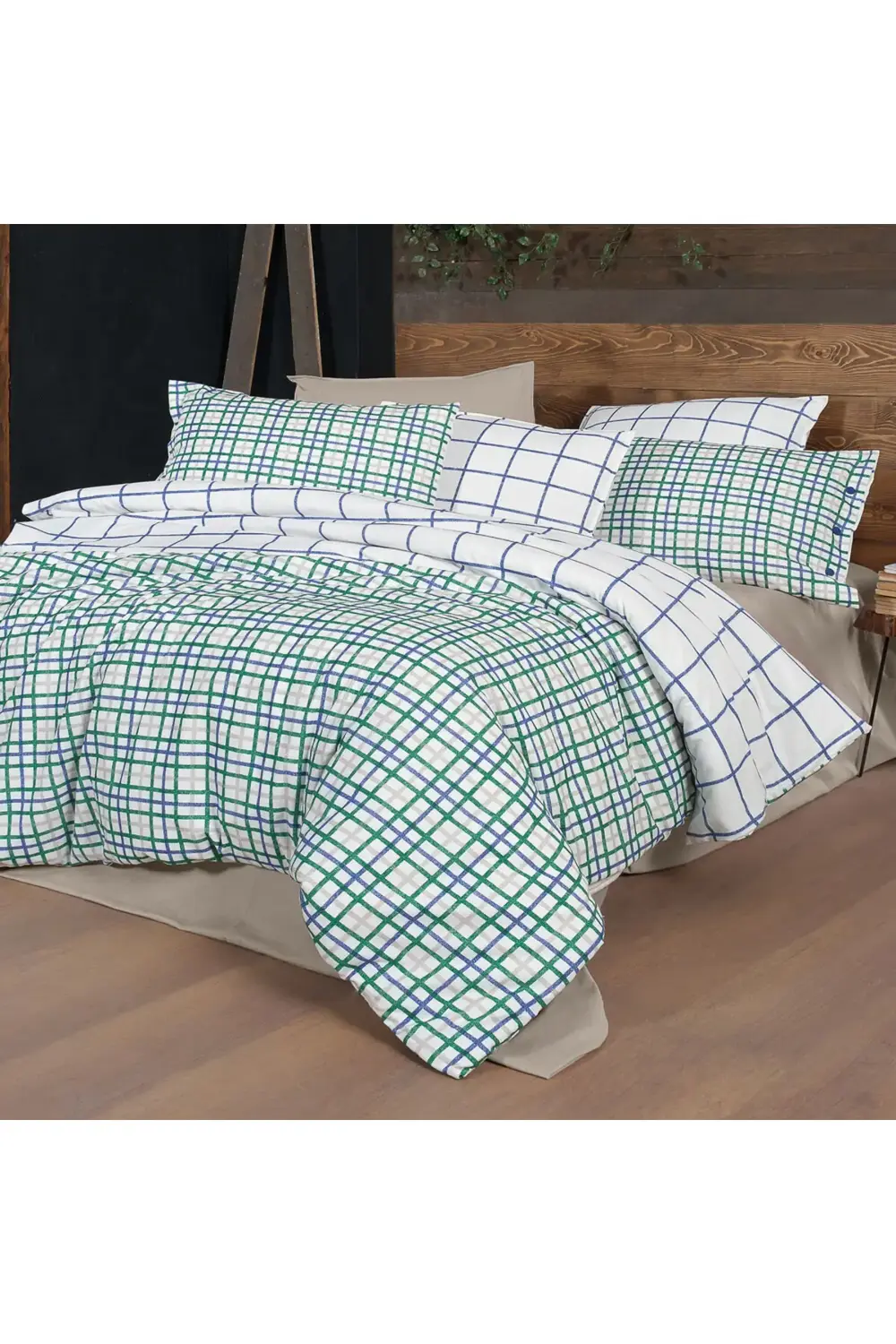 Mayon King Size (Battal Boy) %100 Pamuk Flanel (Pazen) Nevresim T