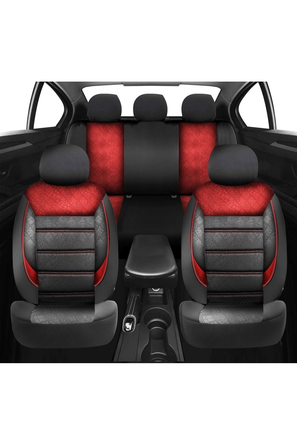 Mazda 3 2006-2012 Uyumlu Koltuk Kılıfı Scorpion - Kırmızı