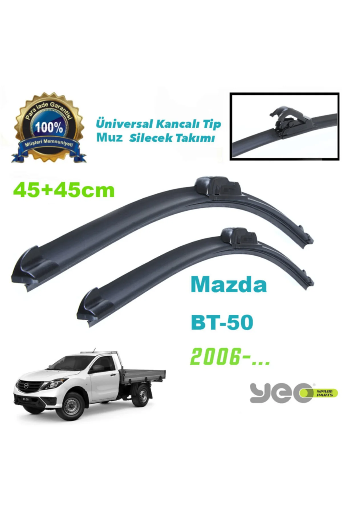 Mazda Bt-50 Aeroflex Muz Silecek Takımı