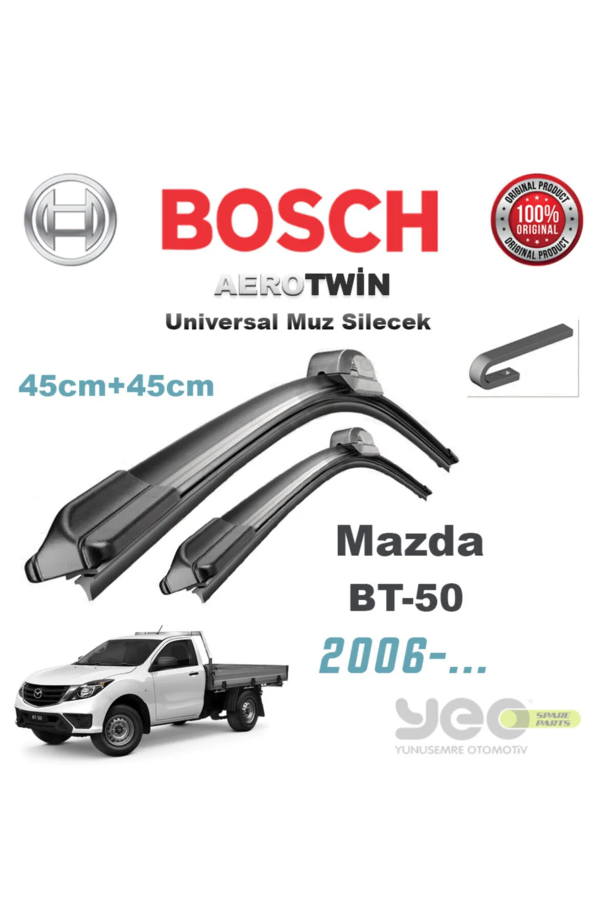 Mazda Bt-50 Aerotwin Muz Silecek Takımı