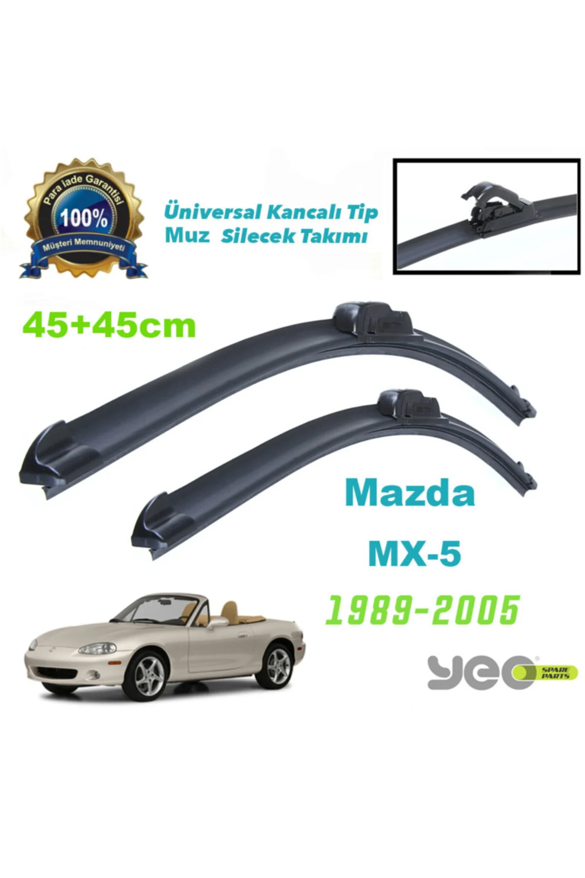 Mazda Mx-5 Aeroflex Muz Silecek Takımı