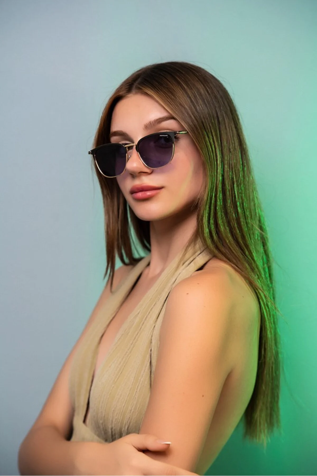 Mb 2481 53 19 149 C2 Siyah-gold Erkek Güneş Gözlüğü