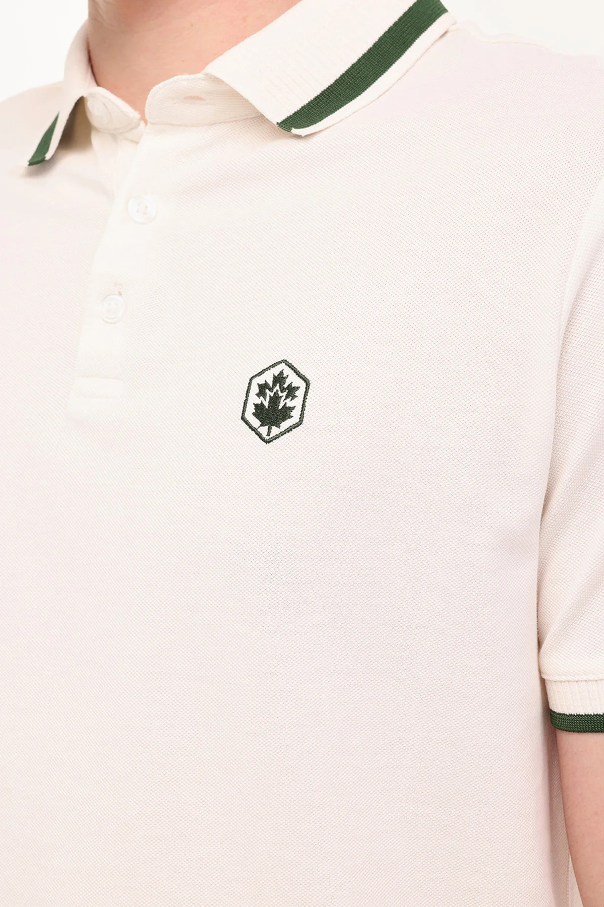 MB BTS203 POLO TSH 5FX Beyaz Erkek Kısa Kol T-Shirt