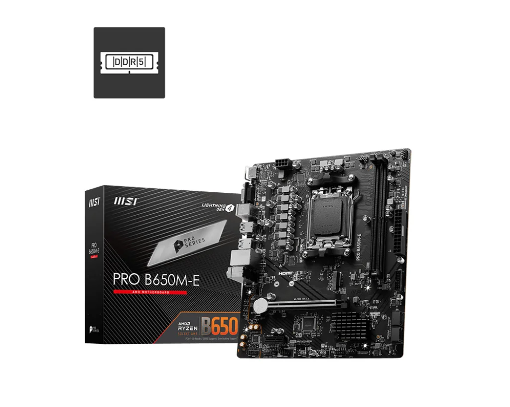 MB PRO B650M-E AM5 DDR5 6800MHZ(OC) HDMI VGA M.2 USB3.2 2.5G LAN mATX Fiyatı, Yorumları ve Özellikleri
