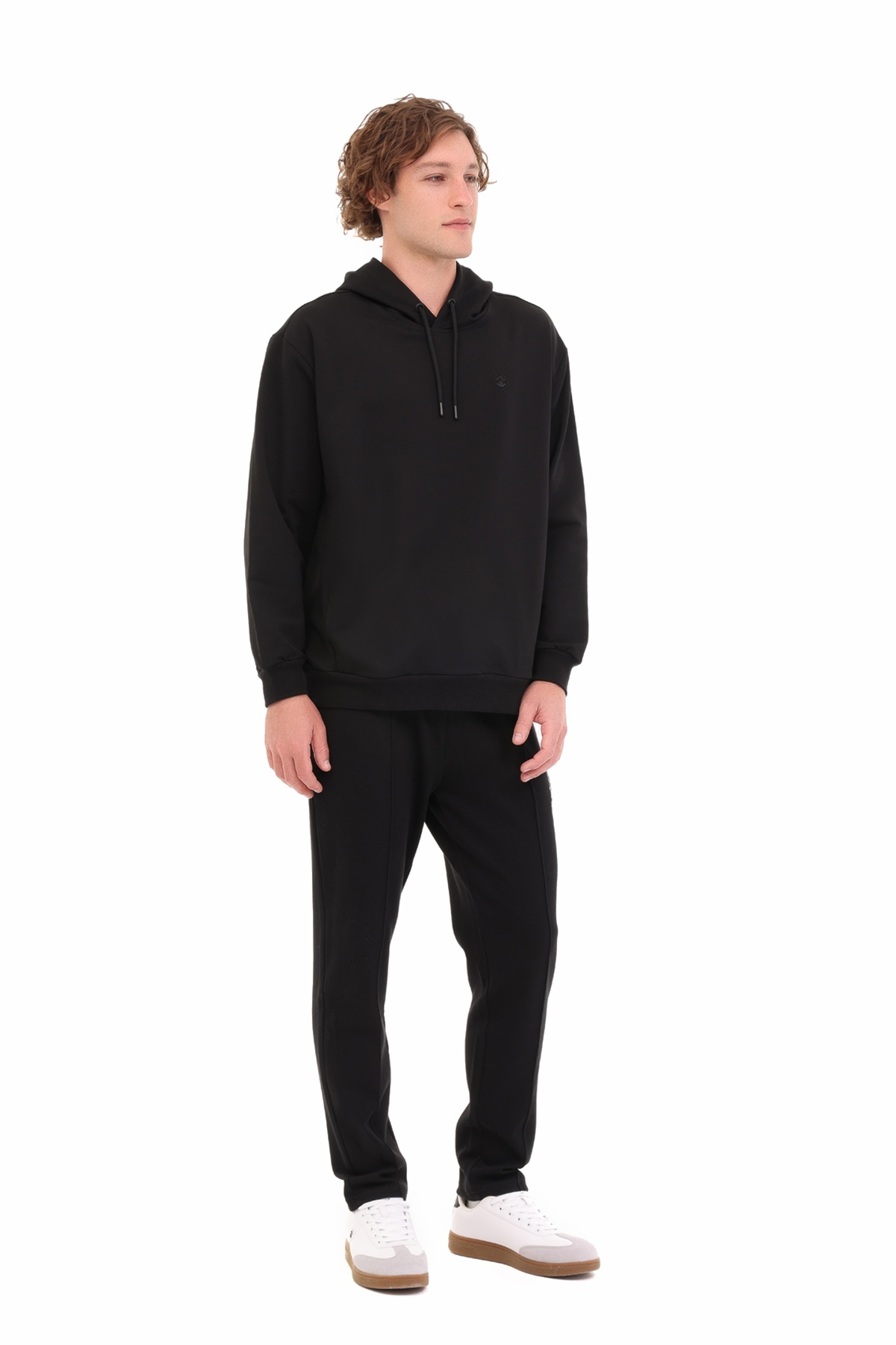 Lumberjack Mb Sn73 Hoodie 5Pr Siyah Erkek Sweatshirt