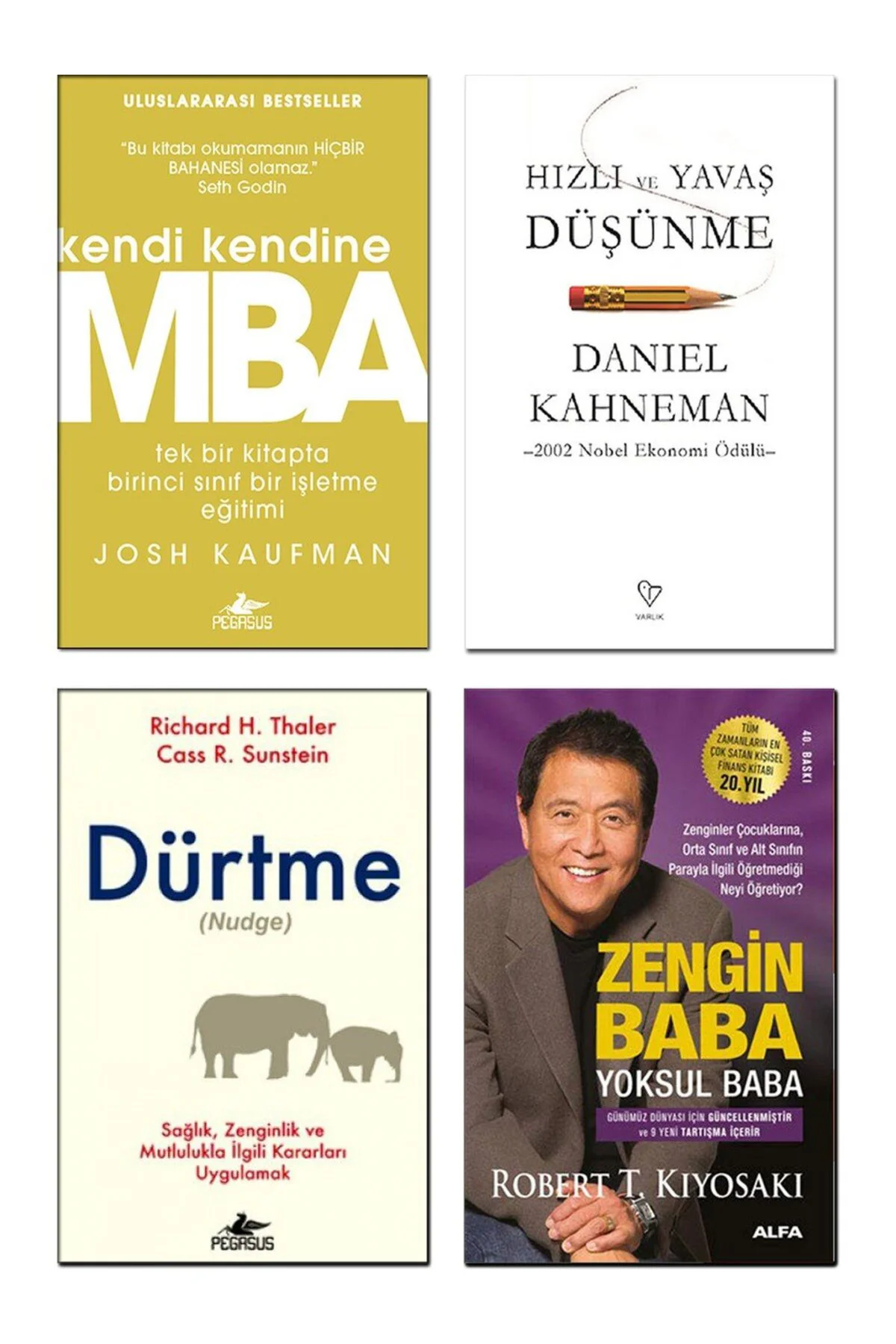 MBA+HIZLI VE YAVAS DUSUNME+DUTME+ZENGIN BABA YOKSUL BABA=4 SET