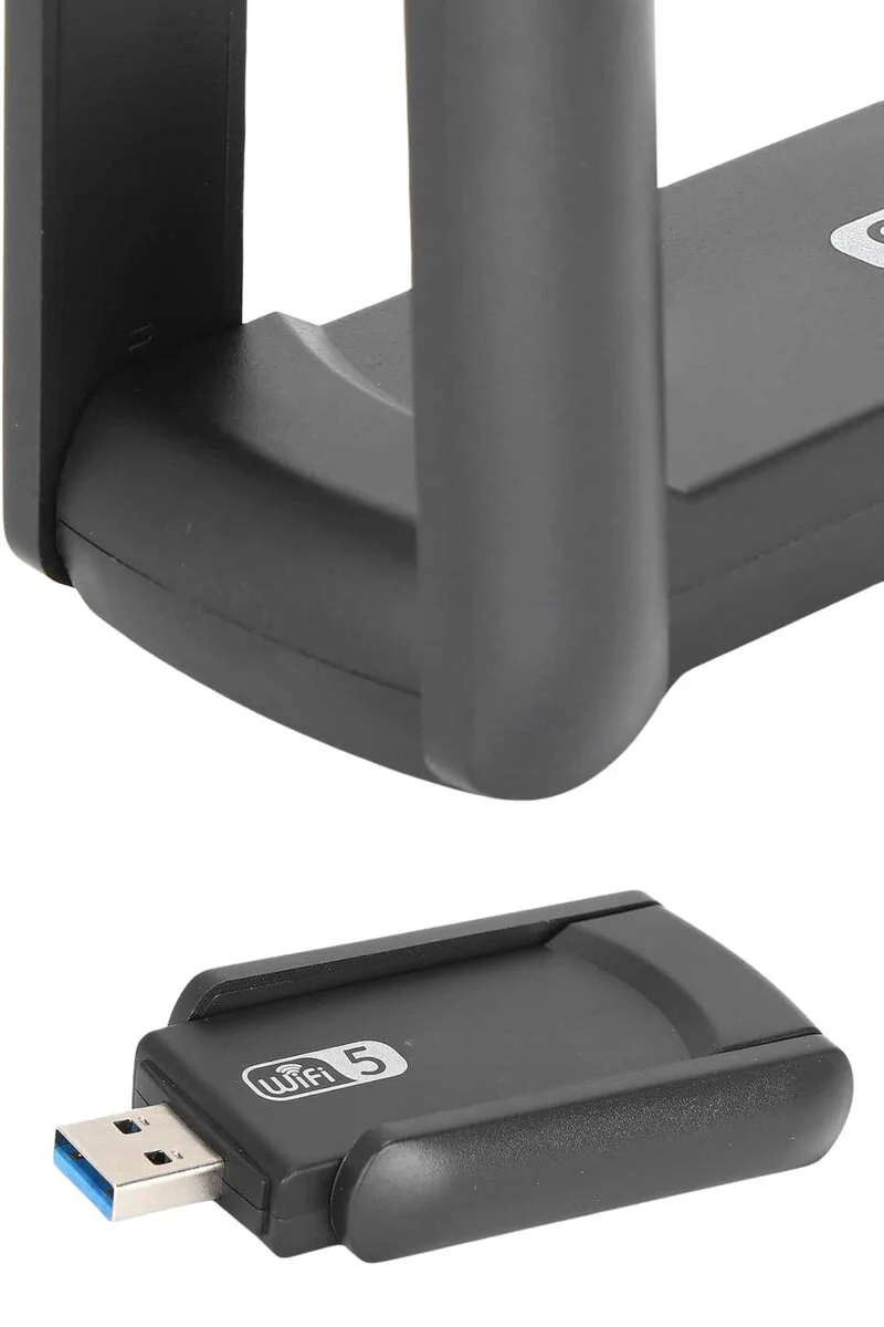 Mbps Wifi Alıcı Adaptörü - Çift Band Çift Antenli Kablosuz Wifi Kartı