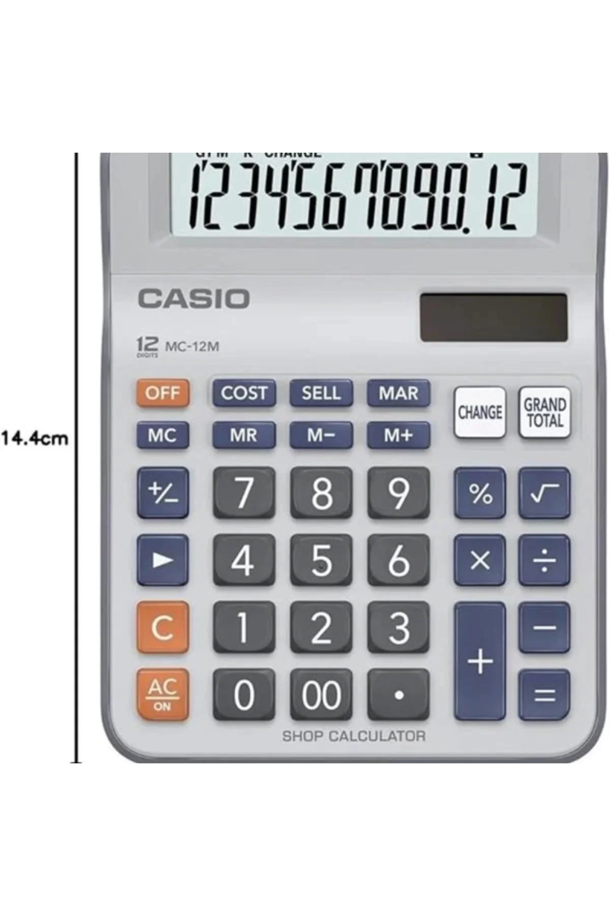MC 12M Mini Desk Type 12 Digits Hesap Makinesi