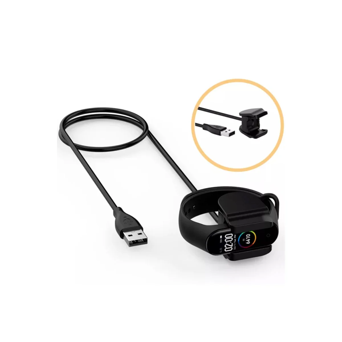 MC05 Şarj Adaptörü 100cm - Mi Band 4 İçin Uzun Kablo ve Manyetik Bağlantı