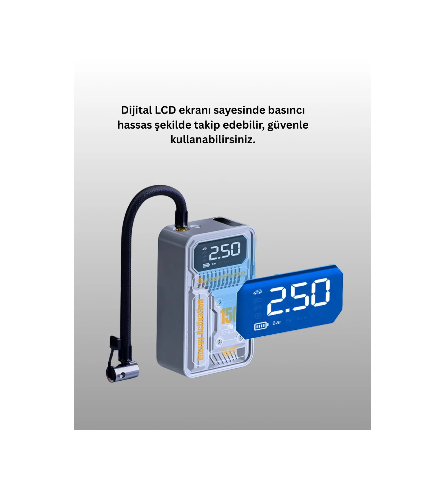 Mc6619 Araç Lastik Pompası - Lisinya