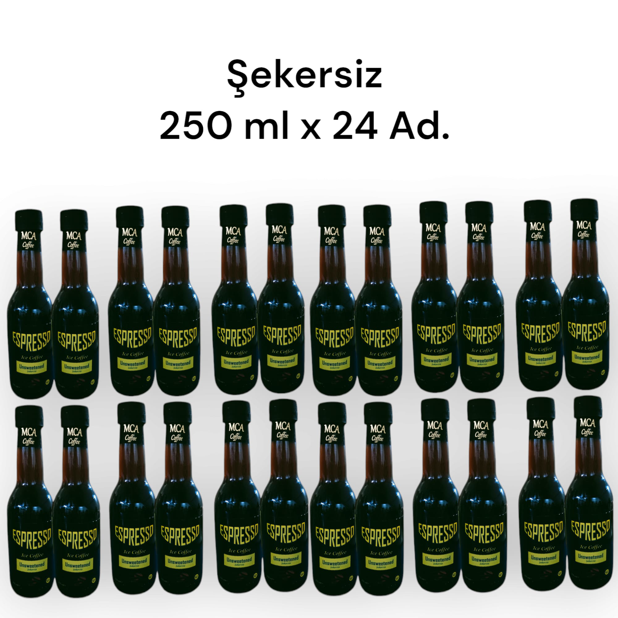 Mca Coffee Mca Espresso Soğuk Kahve (Şekersiz) 250 Ml X 24 Adet