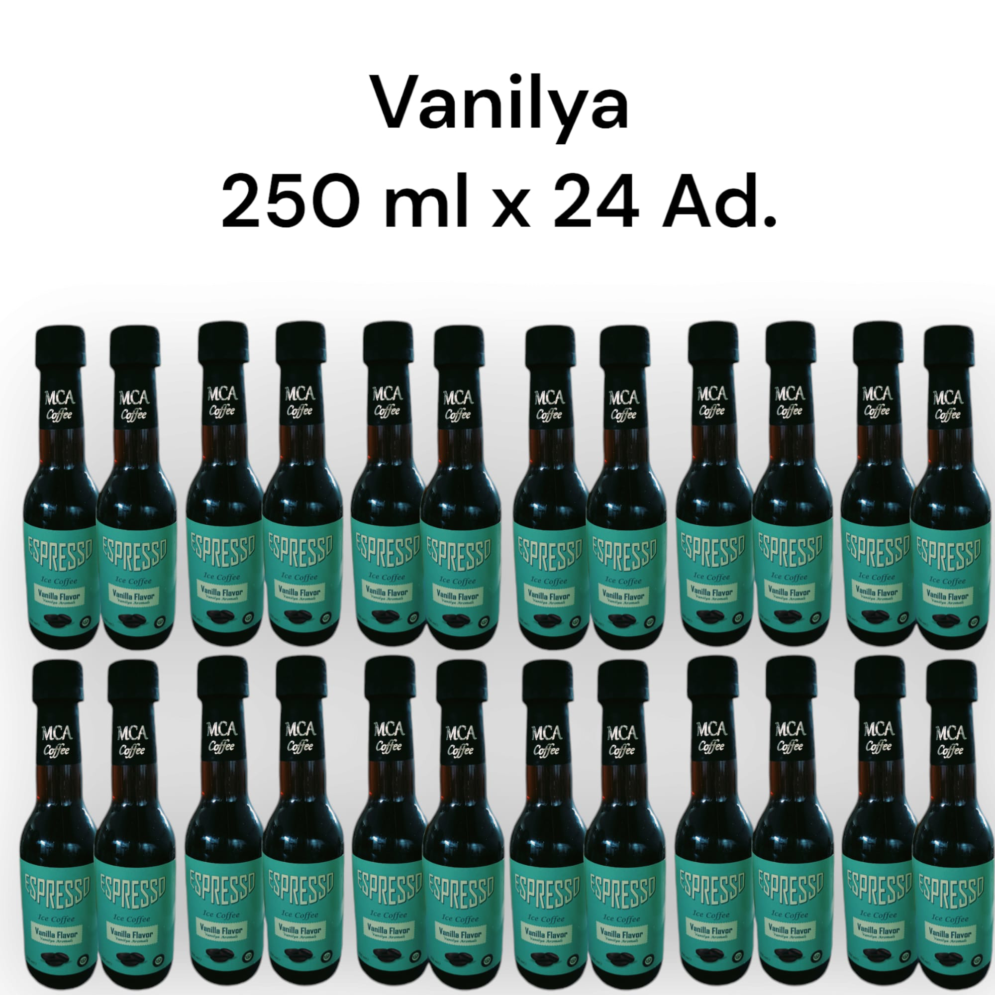 Mca Coffee Mca Espresso Soğuk Kahve (Vanilya Aromali) 250 Ml 24 Adet