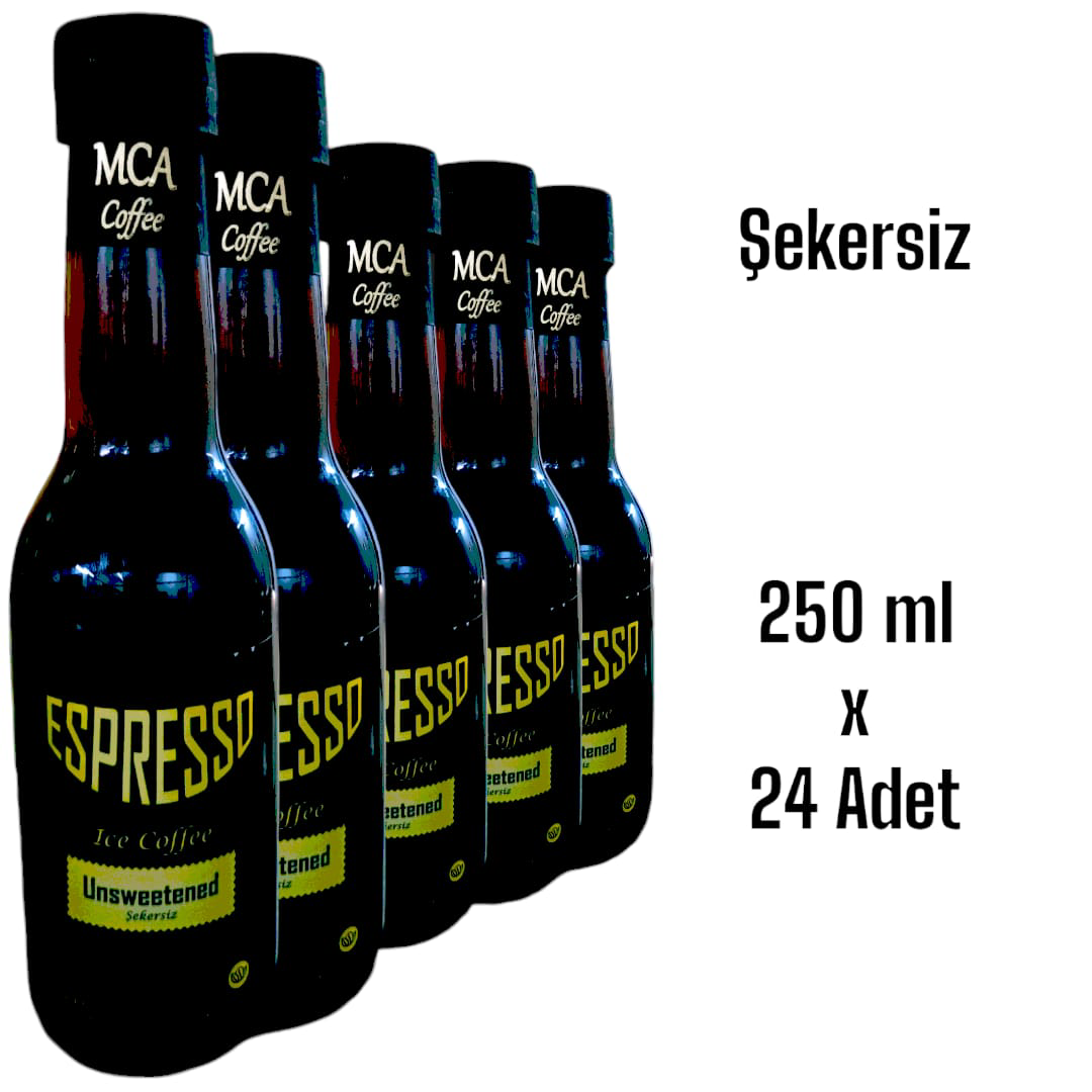 Mca Coffee Mca Espresso Soğuk Kahve (Şekersiz) 250 Ml X 24 Adet