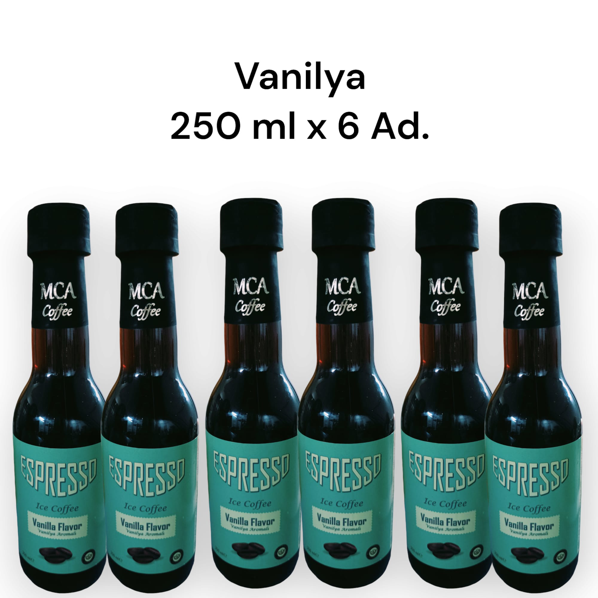 Mca Coffee Mca Espresso Soğuk Kahve (Vanilya) 250 Ml X 6 Adet