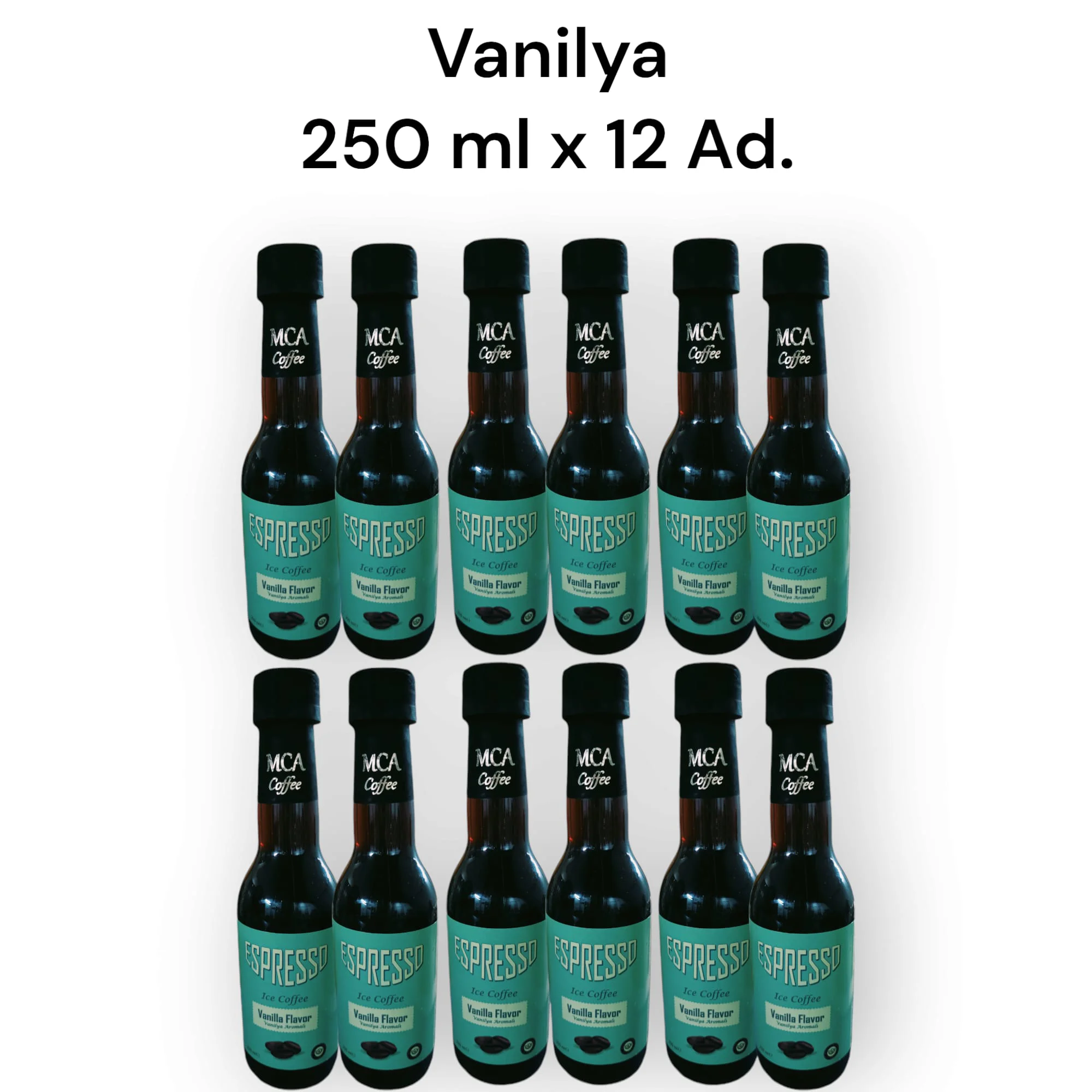 MCA Espresso Soğuk Kahve (Vanilya) 250 ml x 12 Adet MCA Espresso Soğuk Kahve (Vanilya) 250 ml x 12 Adet