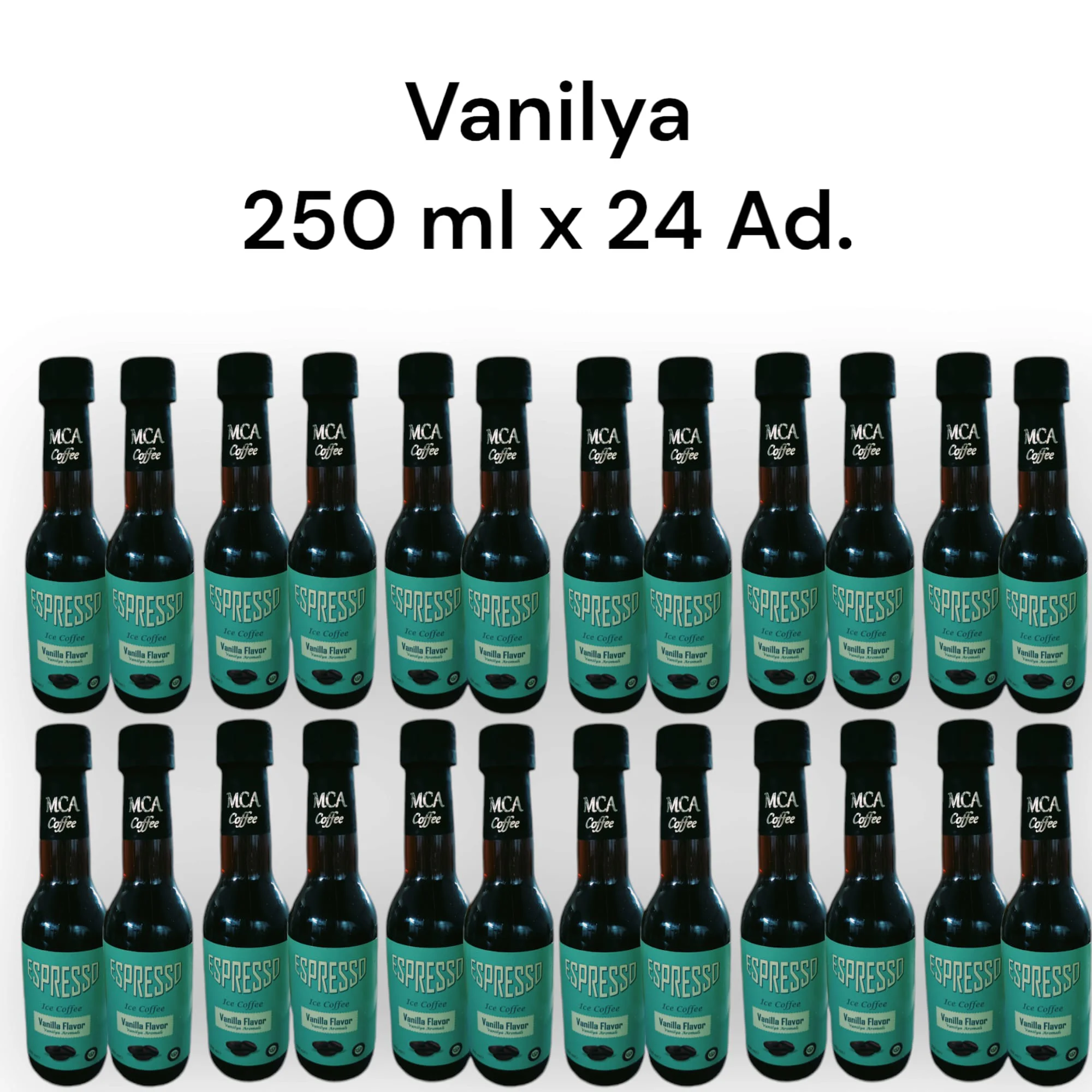MCA ESPRESSO SOĞUK KAHVE (VANİLYA AROMALI) 250 ML 24 ADET MCA ESPRESSO SOĞUK KAHVE (VANİLYA AROMALI) 250 ML 24 ADET