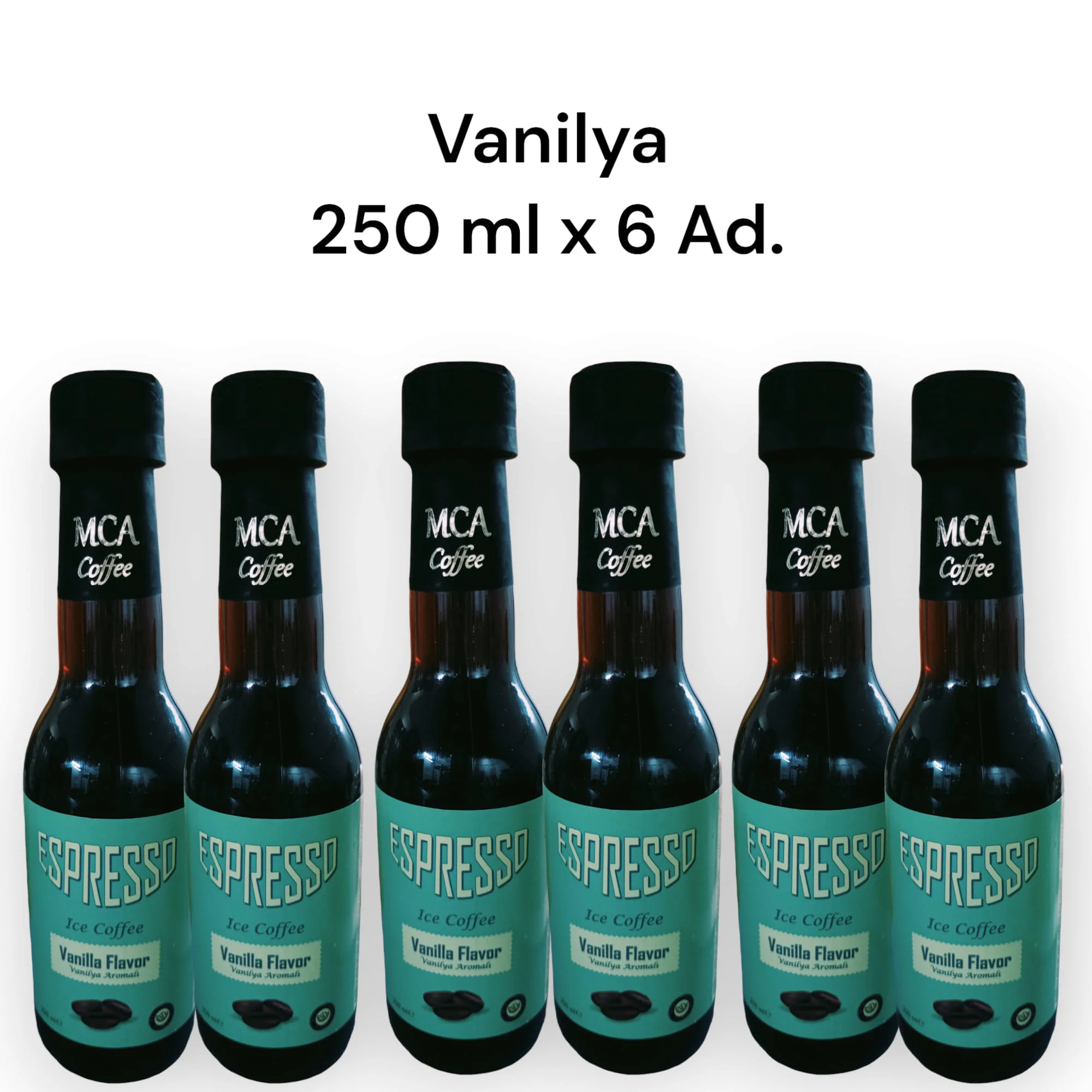 MCA Espresso Soğuk Kahve (Vanilya) 250 ml x 6 Adet MCA Espresso Soğuk Kahve (Vanilya) 250 ml x 6 Adet