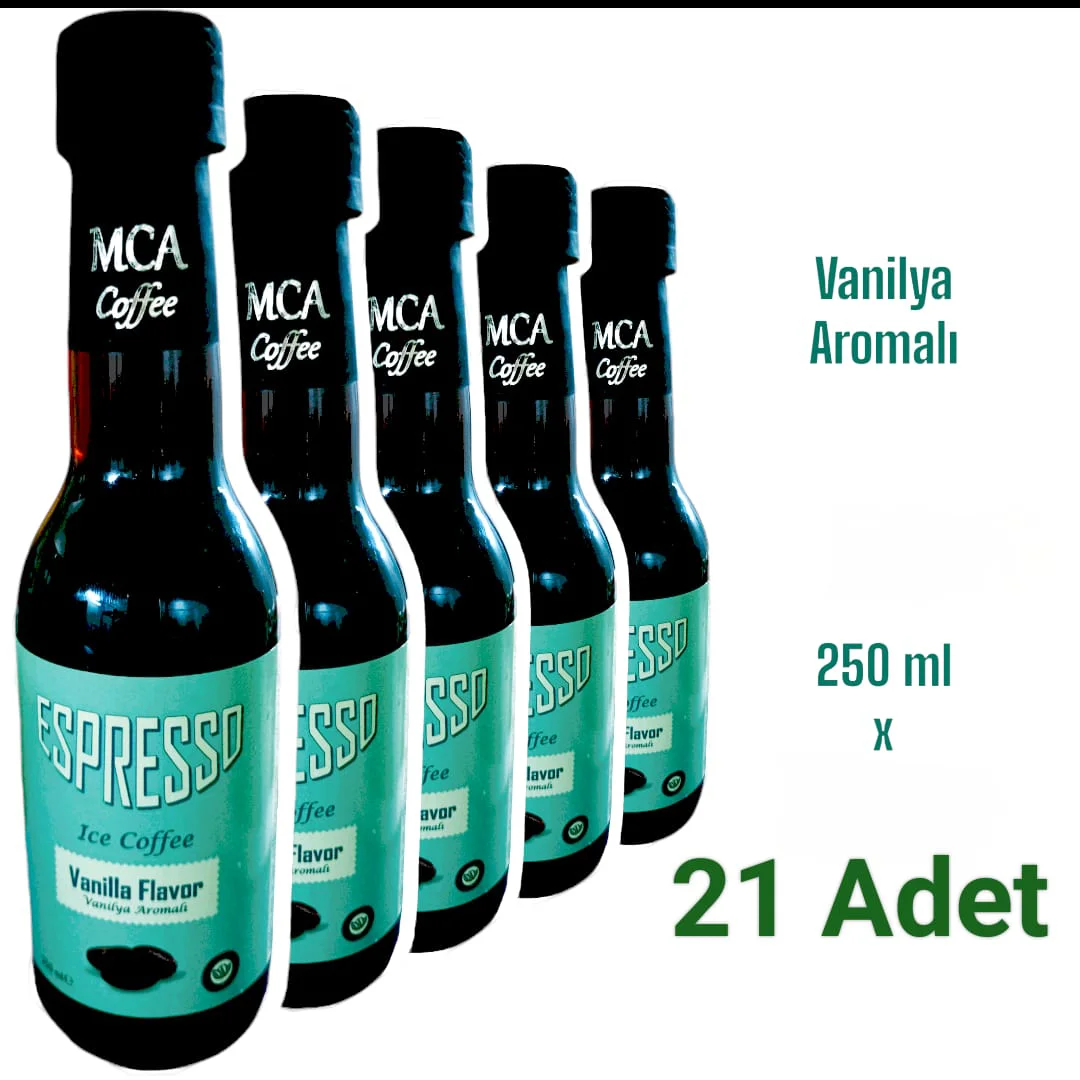 Mca Espresso Soğuk Kahve (Vanilya) 250 ml x 21 adet Mca Espresso Soğuk Kahve (Vanilya) 250 ml x 21 adet