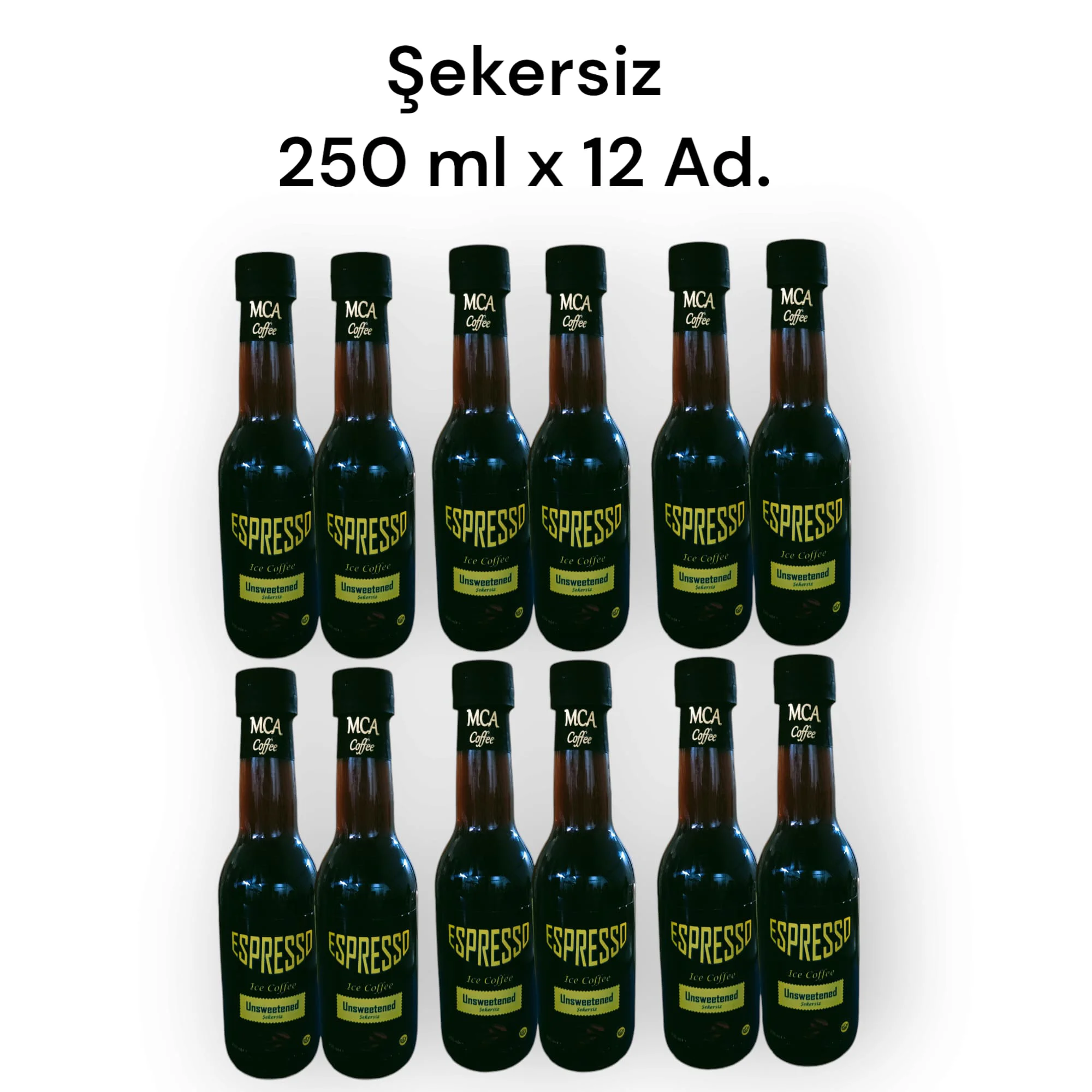 MCA ESPRESSO SOĞUK KAHVE (ŞEKERSİZ) 250 ML X 12 ADET MCA ESPRESSO SOĞUK KAHVE (ŞEKERSİZ) 250 ML X 12 ADET