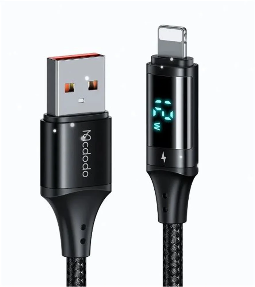 MCDODO CA-1060 DİJİTAL EKRANLI Usb-A To Lightning HIZLI DATA-ŞARJ