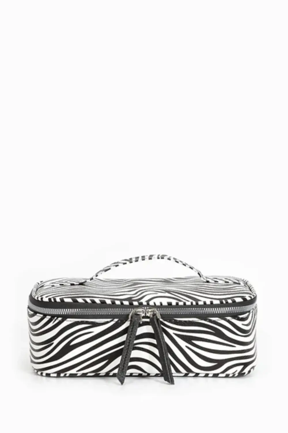M.Claire Zebra Desenli Makyaj Çantası
