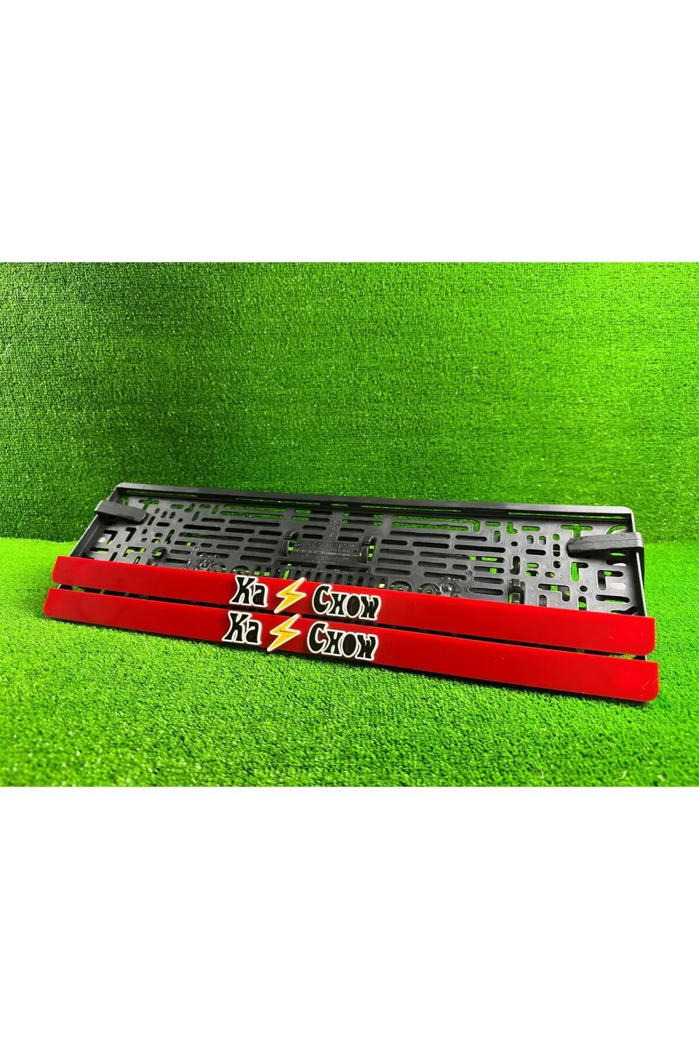 Mcqueen Ka Chow 3d Kabrtmalı Pleksi Araba Plakalığı 1 Takım