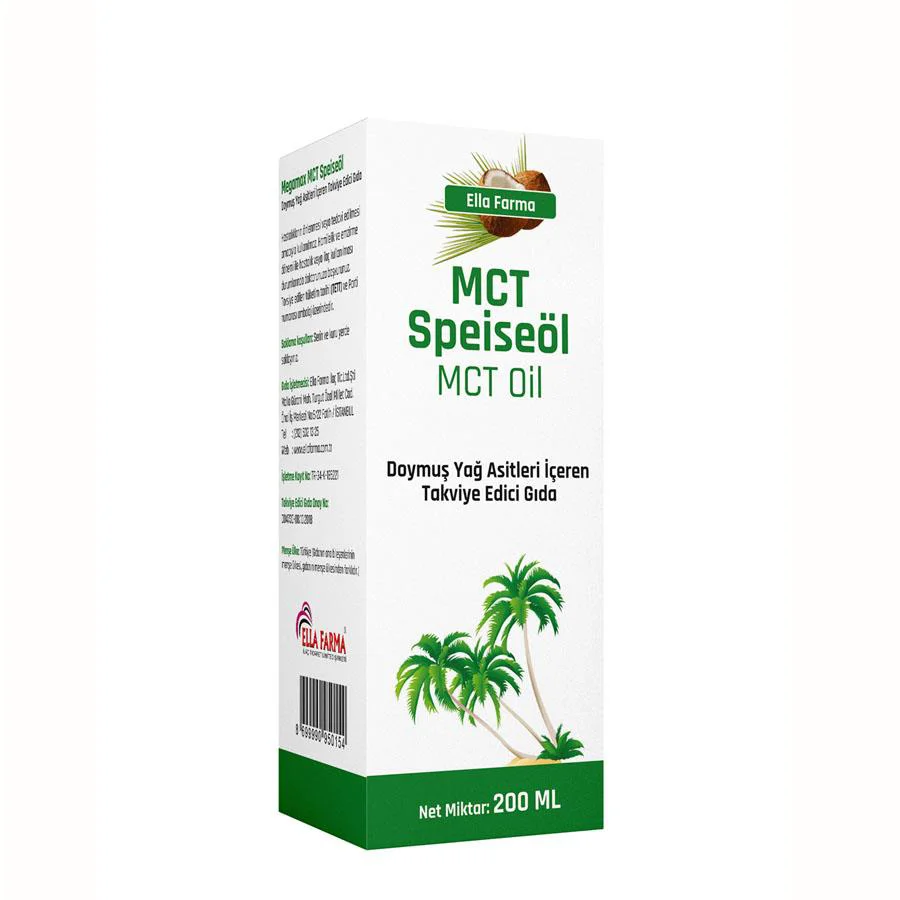 MCT Speiseöl MCT Oil 200 ml Cam Şişe Fiyatı, Yorumları ve Özellikleri