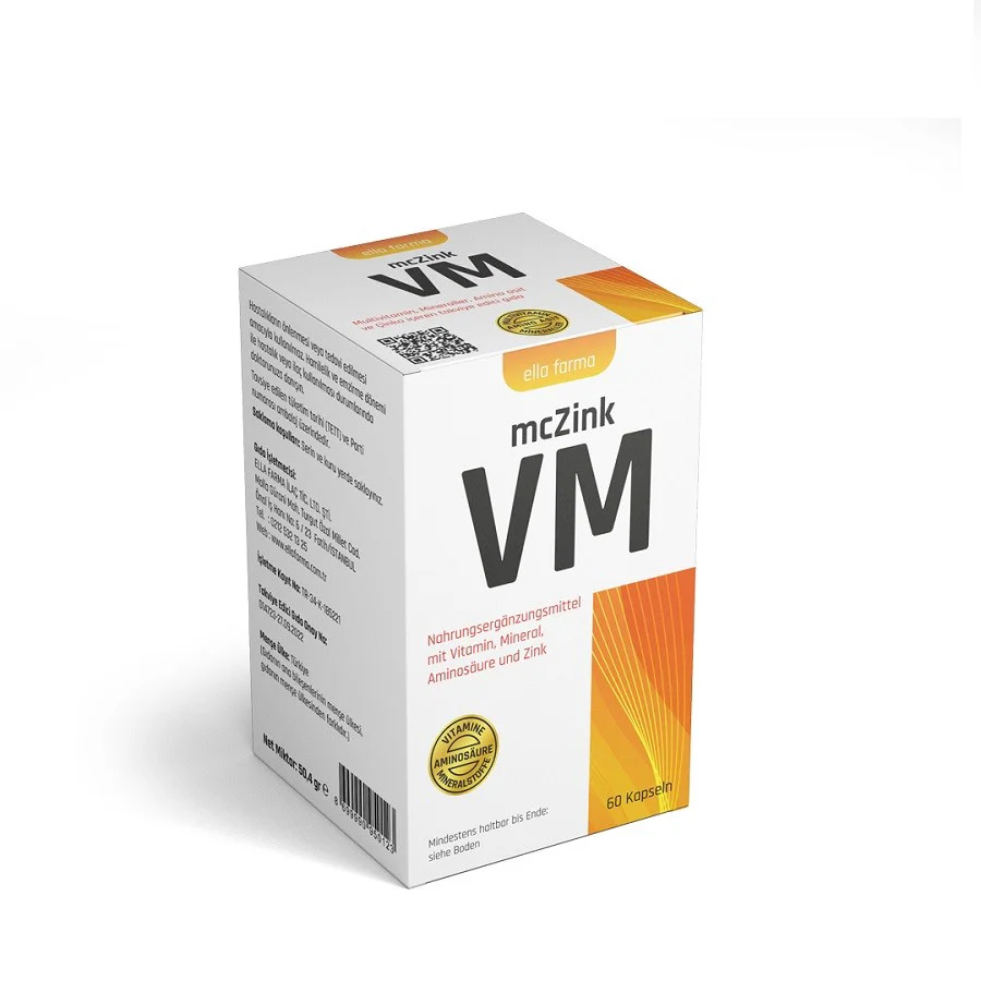 McZink VM 60 Kapseln - Kapsül McZink VM 60 Kapseln - Kapsül Fiyatı, Yorumları ve Özellikleri
