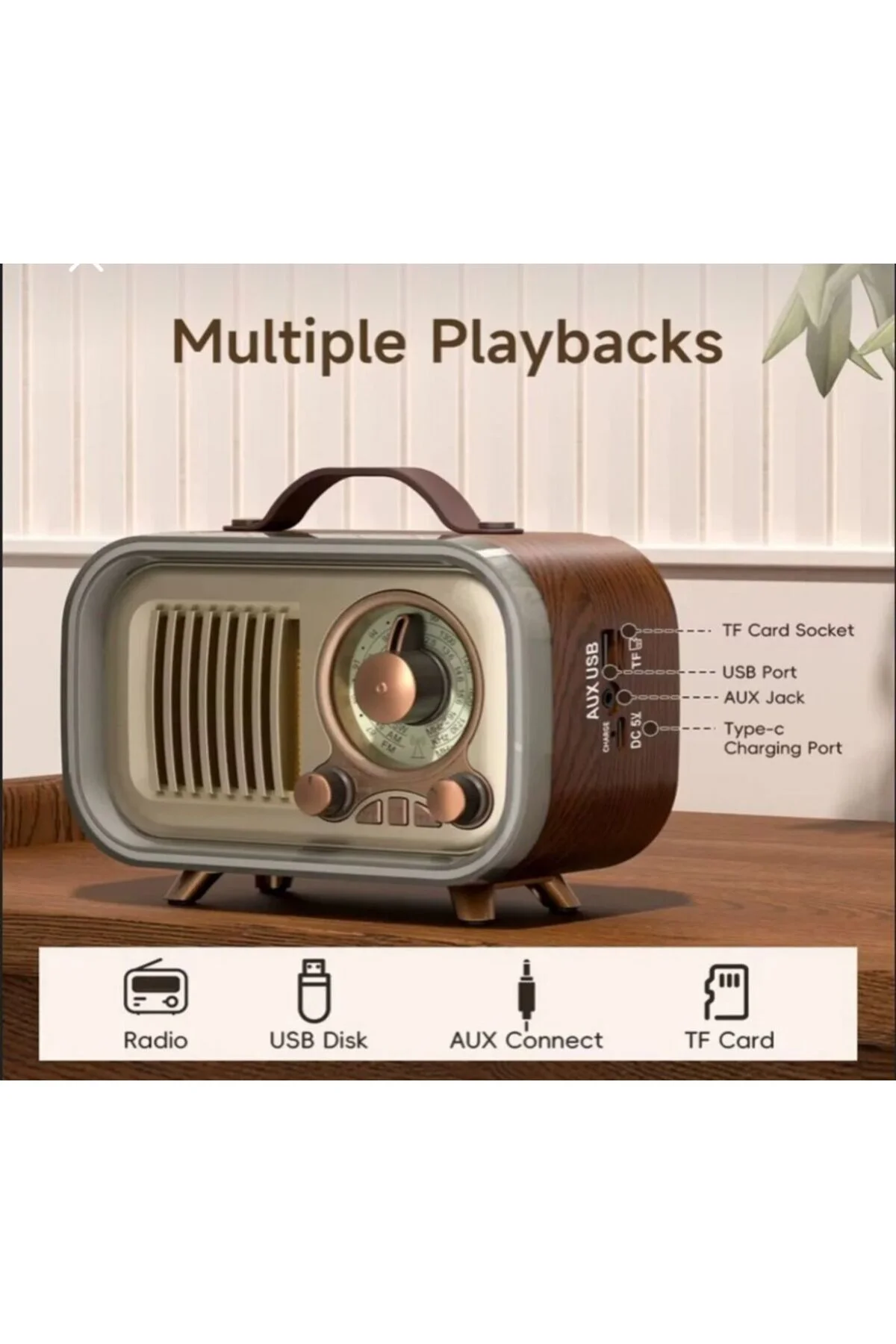 MD-1316BT NOSTALJİK RADYO