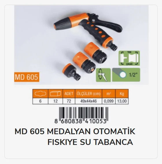 MD 605   Medalyan Otomatik Tabanca Seti 4lü 1/2 Fiyatı, Yorumları ve Özellikleri