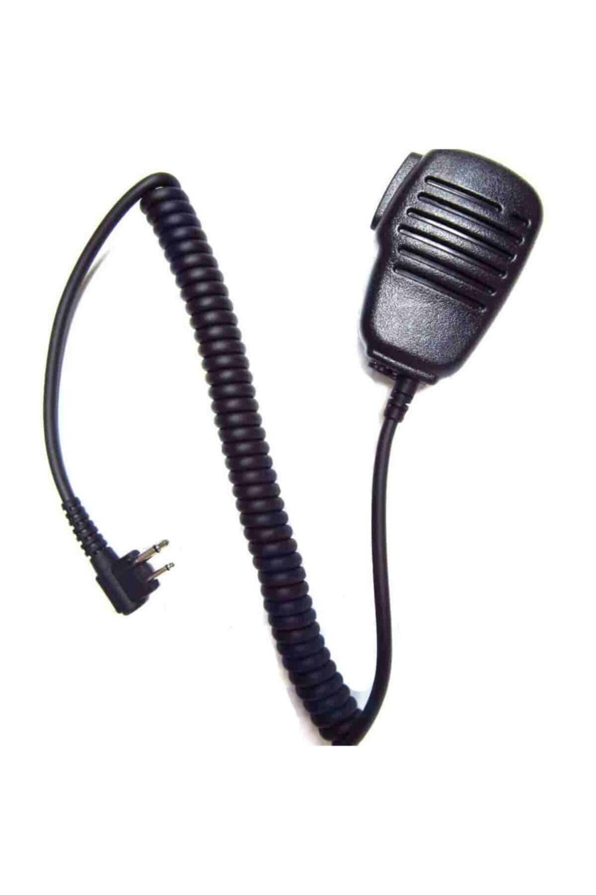 Md Uv390 Dual Band Dmr Dijital El Telsizi Için Yaka Mikrofonu Su 