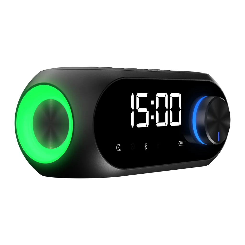 MD-W7 Kablosuz FM Radyo ve Alarm Saat Hoparlörü