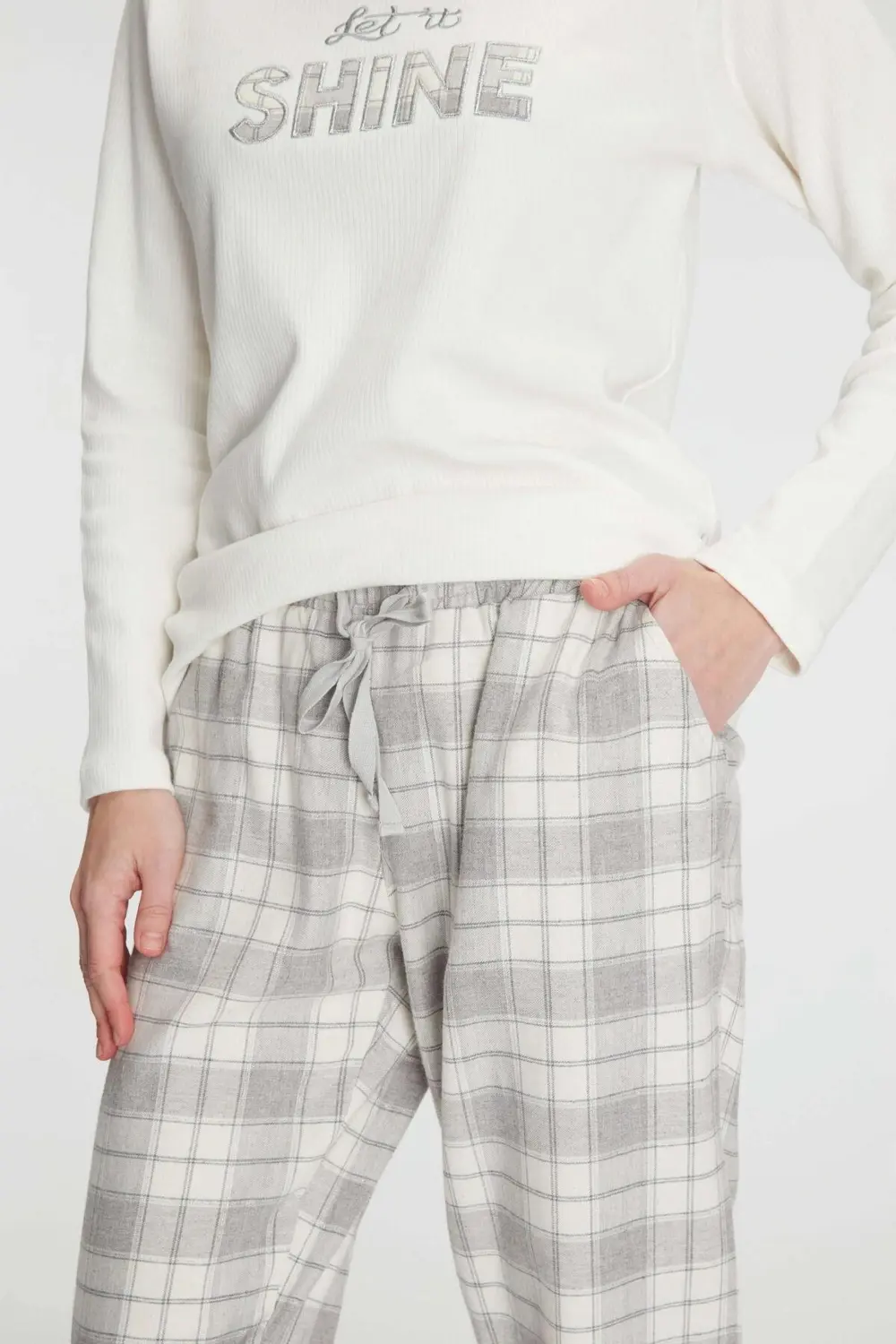 MDB Anıl Uzun Kol Pamuklu Kışlık Pijama Takımı