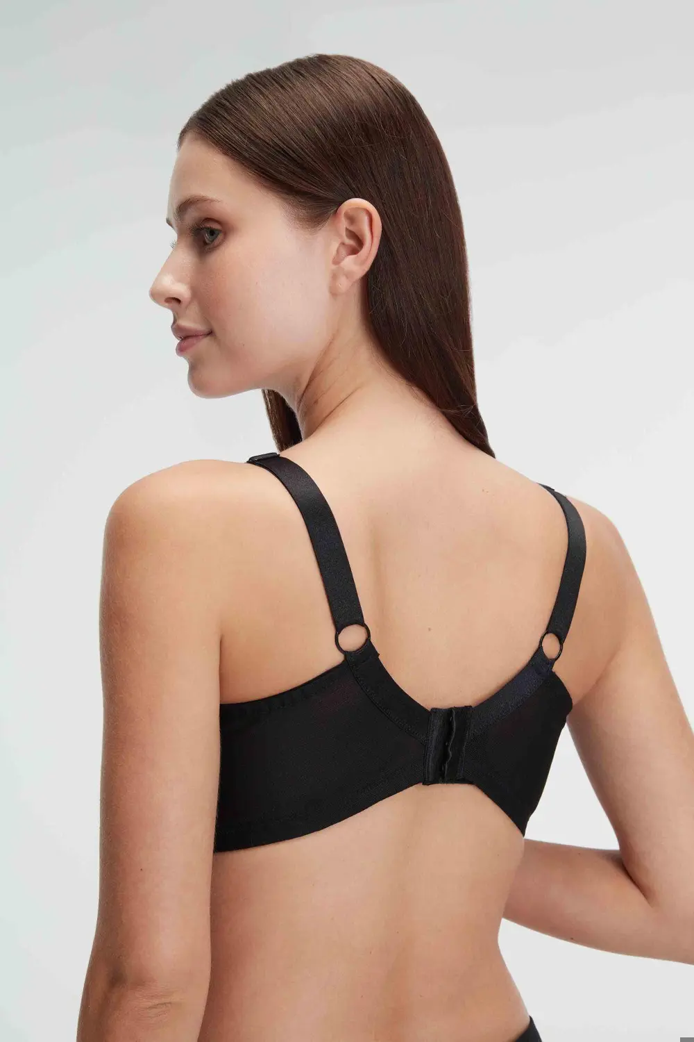 MDB MdbShop Tüllü Balenli Desteksiz Dolgusuz Yaka Detaylı Toparla