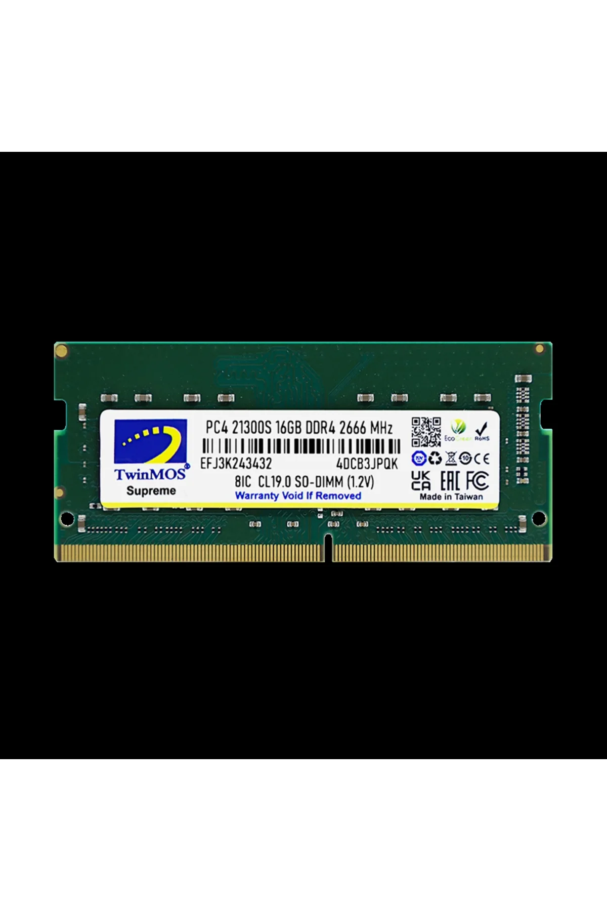 Mdd416gb2666n, 16gb, Ddr4, 2666mhz, 1.2v Notebook Ram