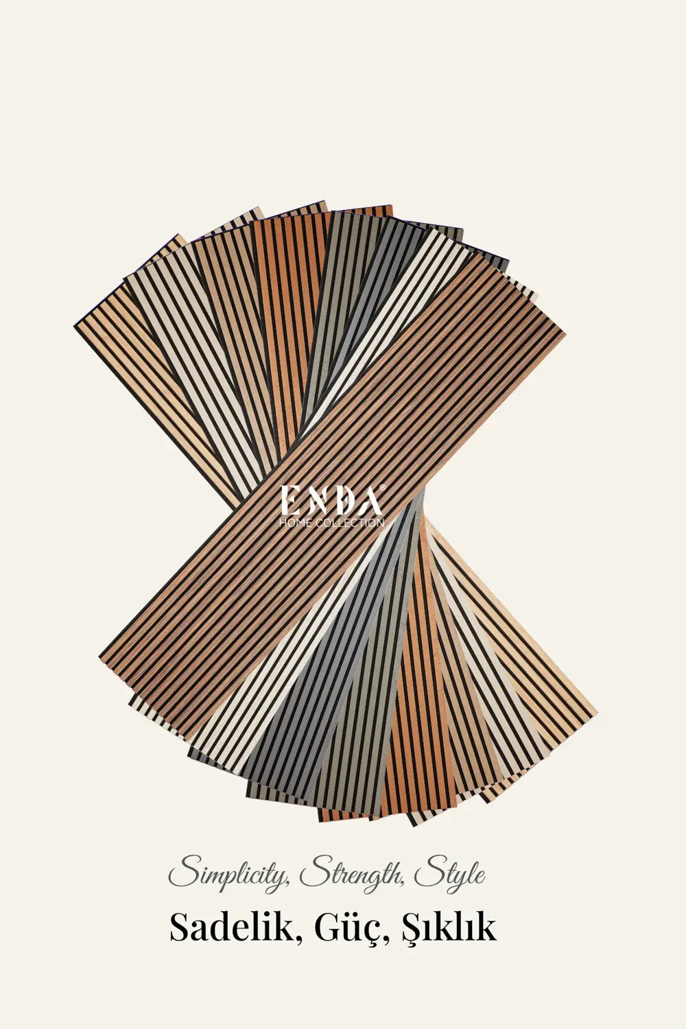 MDF Akustik Duvar Paneli 60×278 cm – 11 mm Kalınlık, Gerçek Keçel