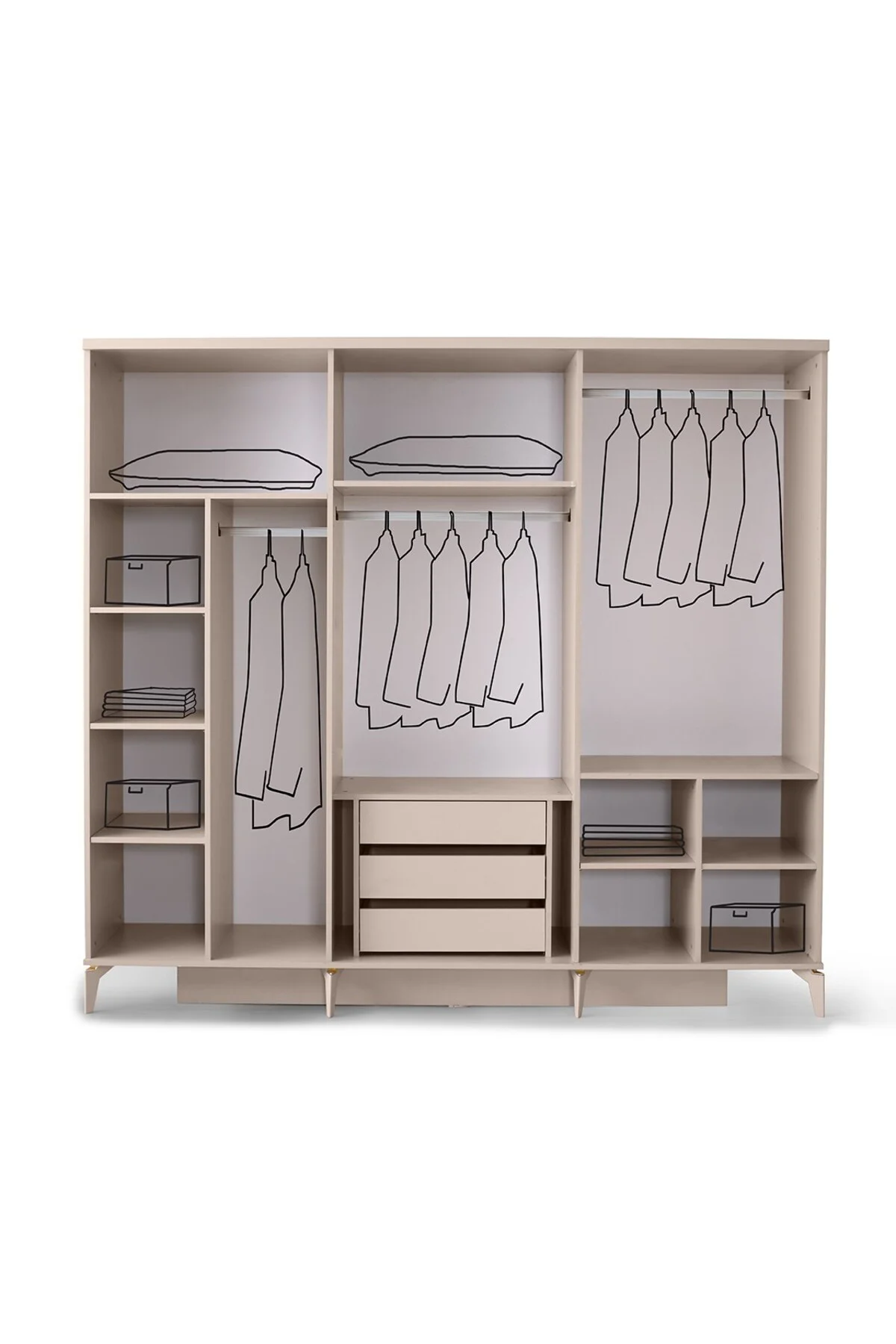 Mdf Safir Yatak Odası Takımı Mdf Safir Yatak Odası Takımı