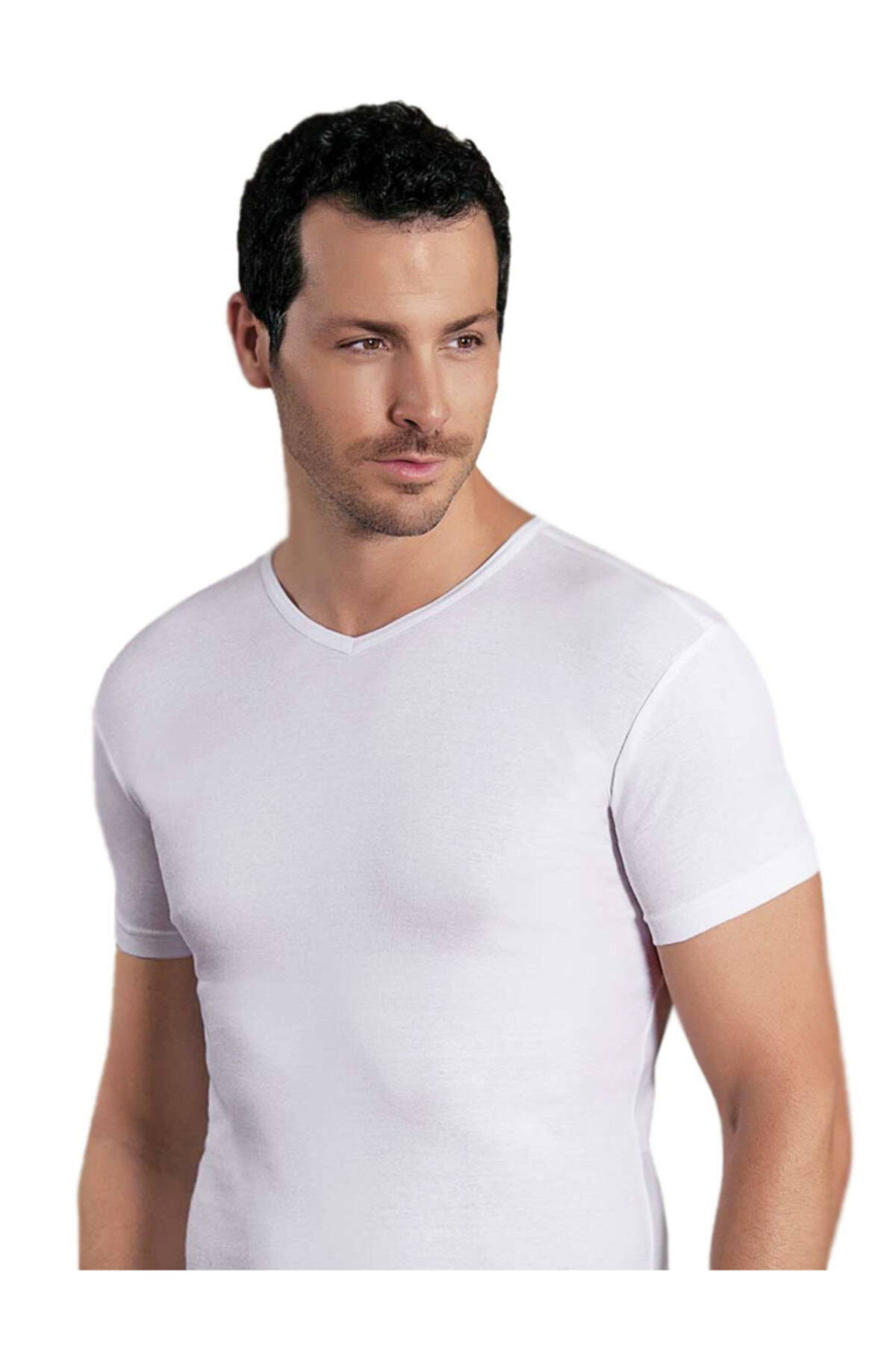 Şahinler Me026 Sporcu V-Yaka Kısa Kol Atlet No 48