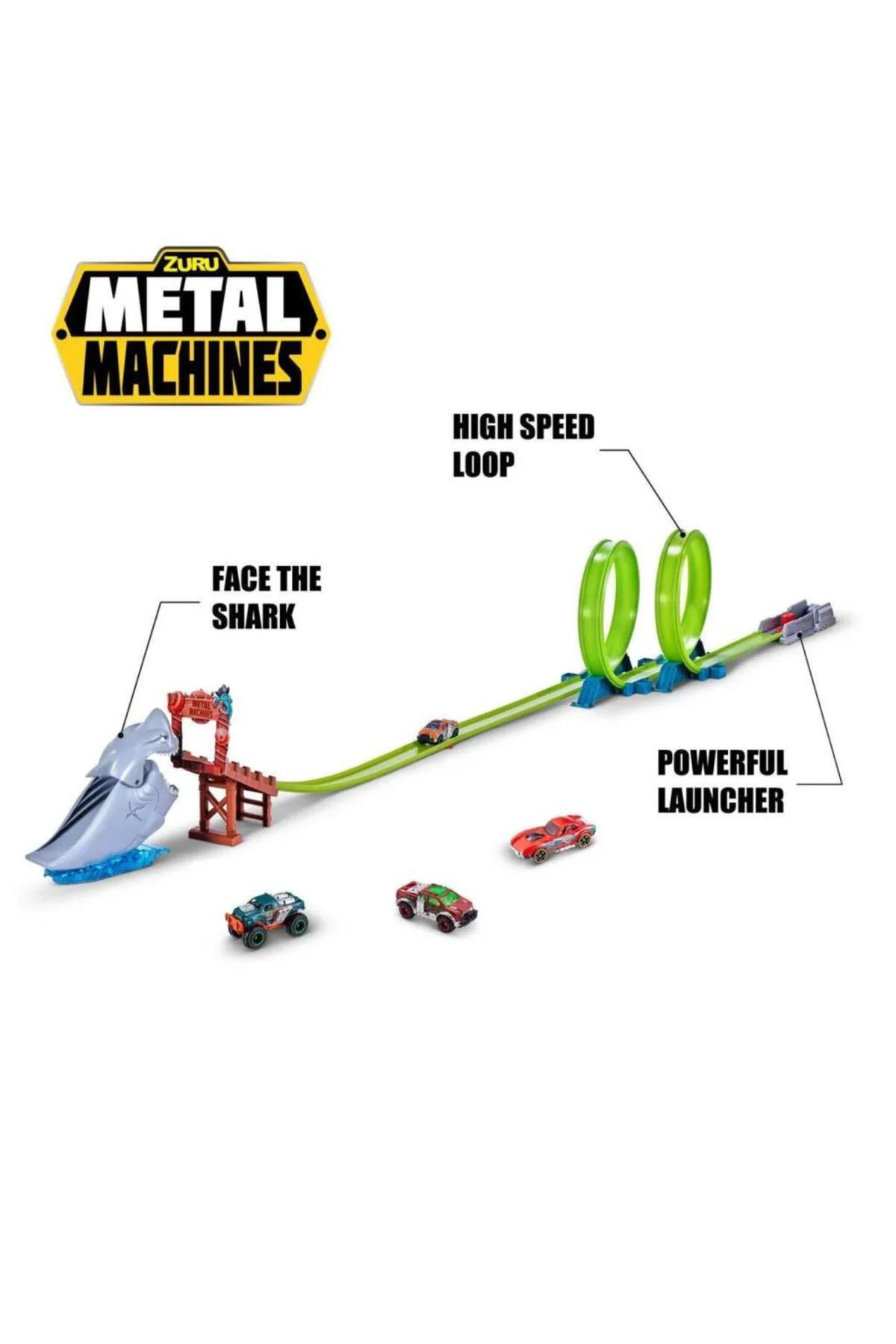 MEA04000-6760 - ZURU METAL MACHİNES SHARK OYUN SETİ (Lisinya)