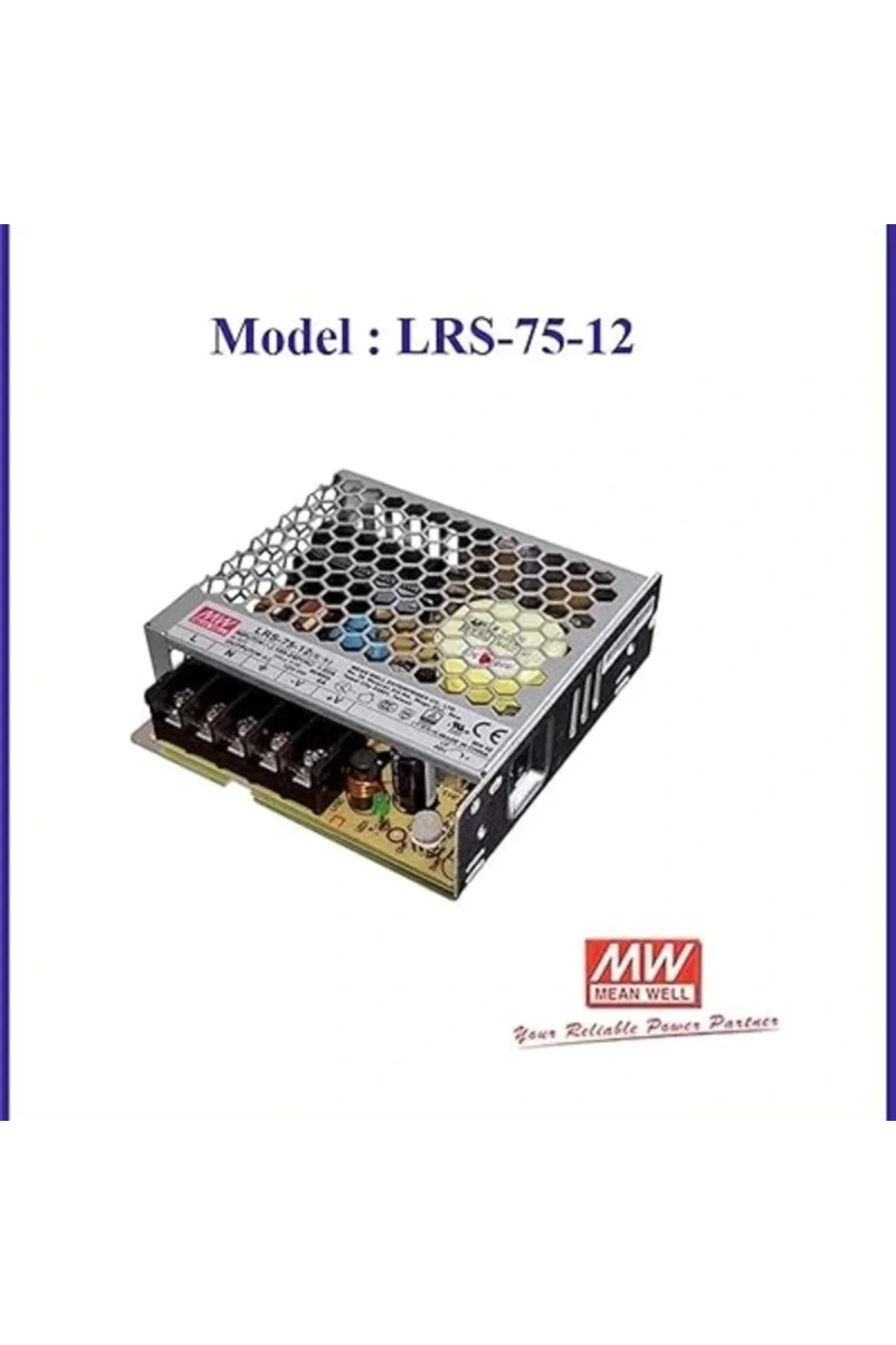 MEANWELL LRS 75 6A 12V LED SÜRÜCÜ ADAPTÖR TRAFO