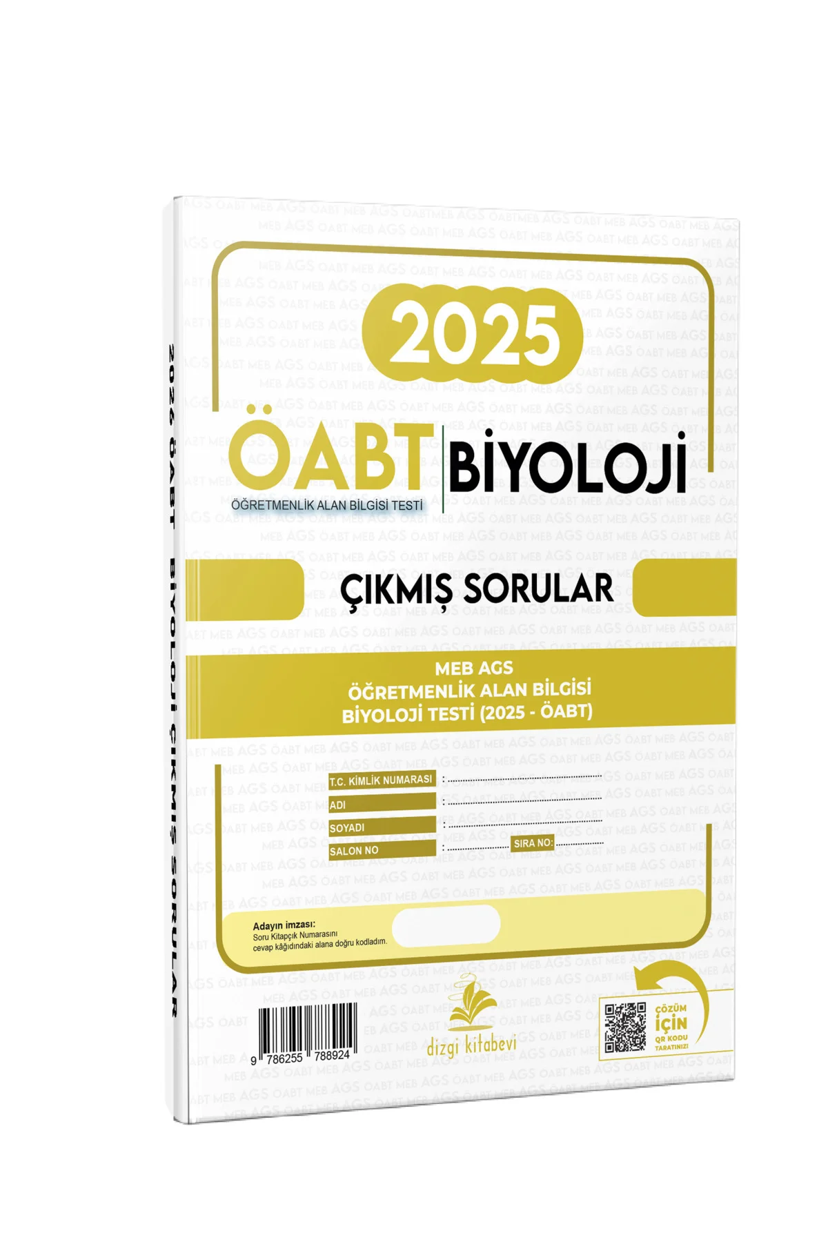 Meb Ags ÖABT Biyoloji Video Çözümlü 2025 Sınavı Tek Fasikül Oriji