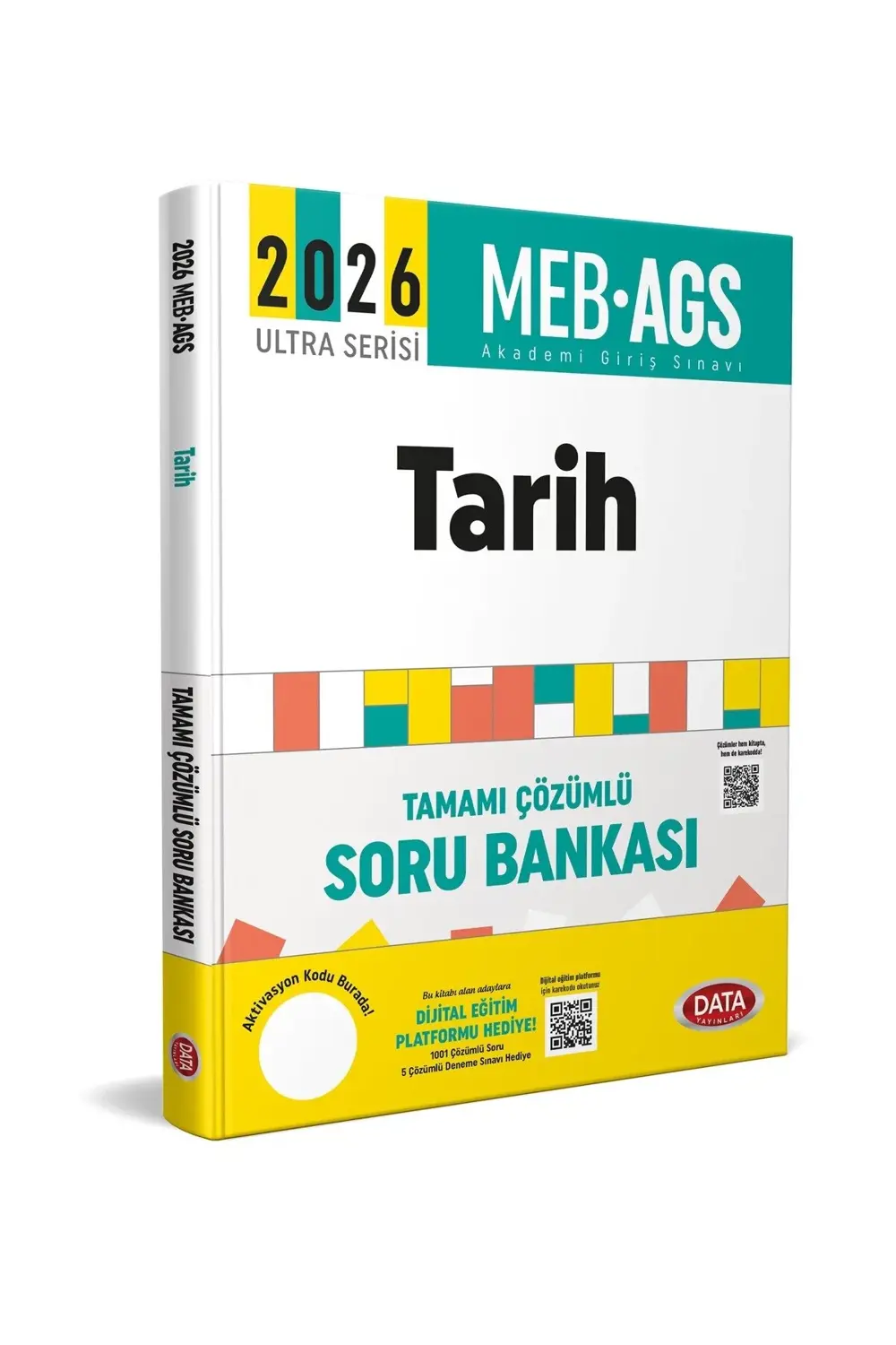 MEB AGS Tarih Soru Bankası Karekod Çözümlü / Kolektif / Data Yayı