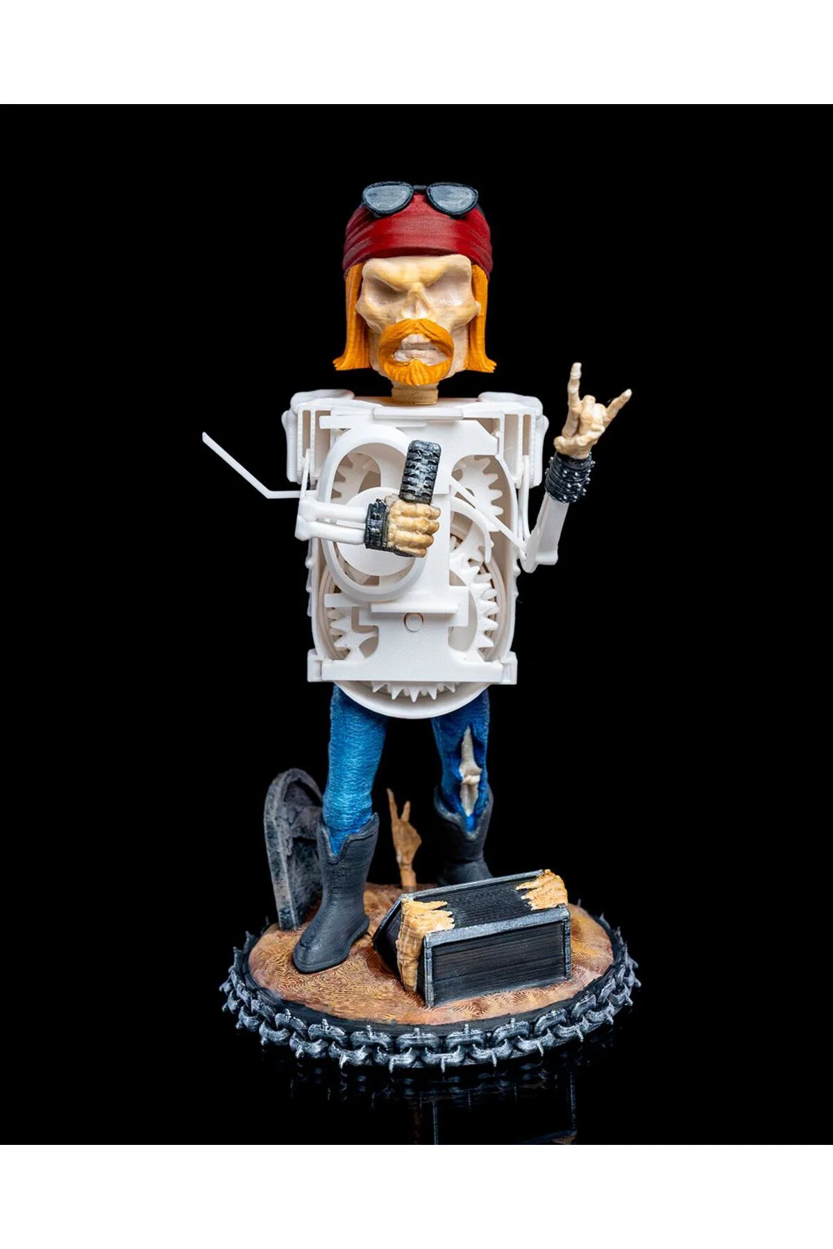Mechanic - Ozzy Os-Bone Boyalı Figür 15 Cm