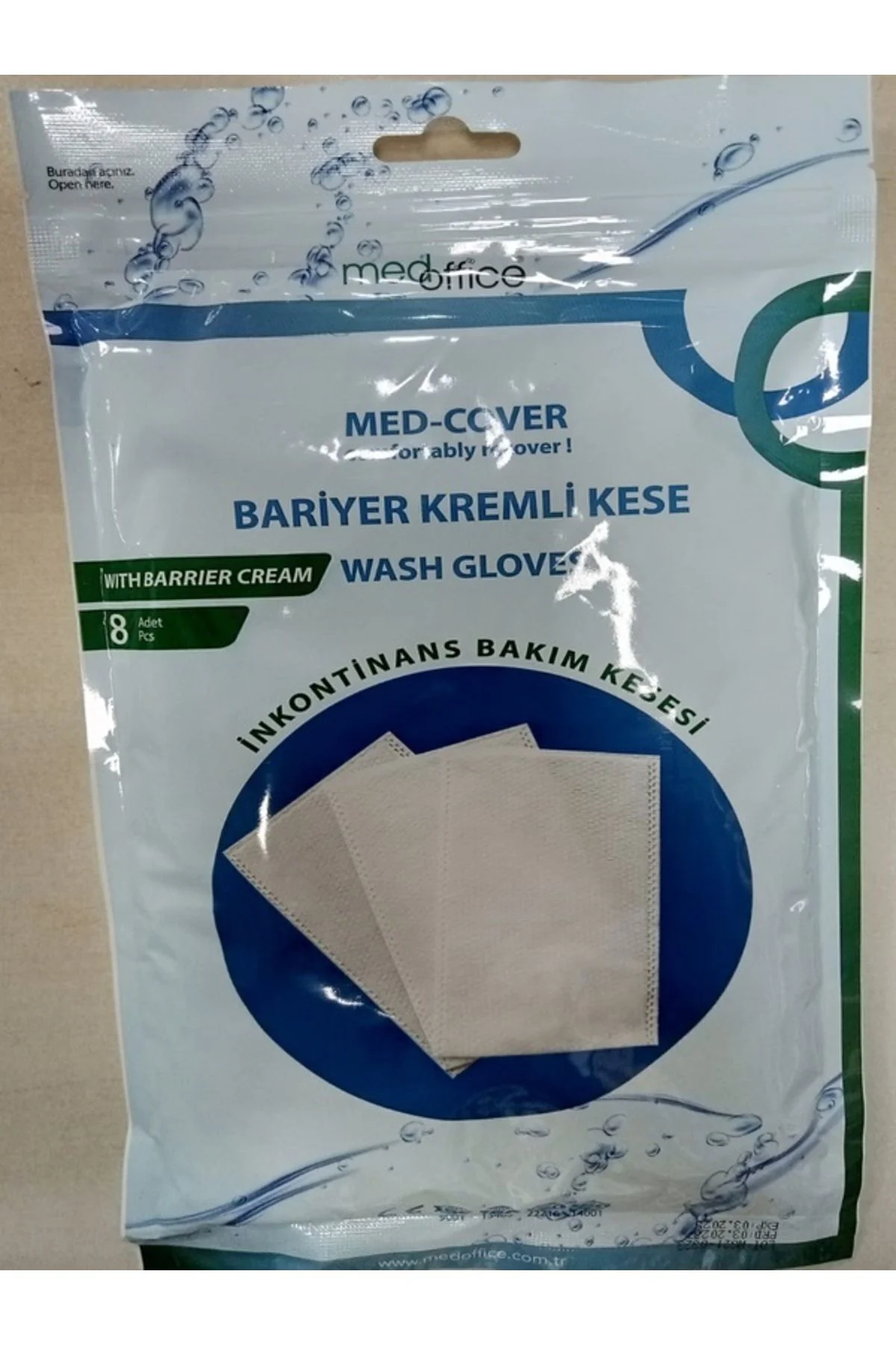 Med-cover Bariyer Kremli Kese 8'li ( 3 Paket ) Med-cover Bariyer Kremli Kese 8'li ( 3 Paket )