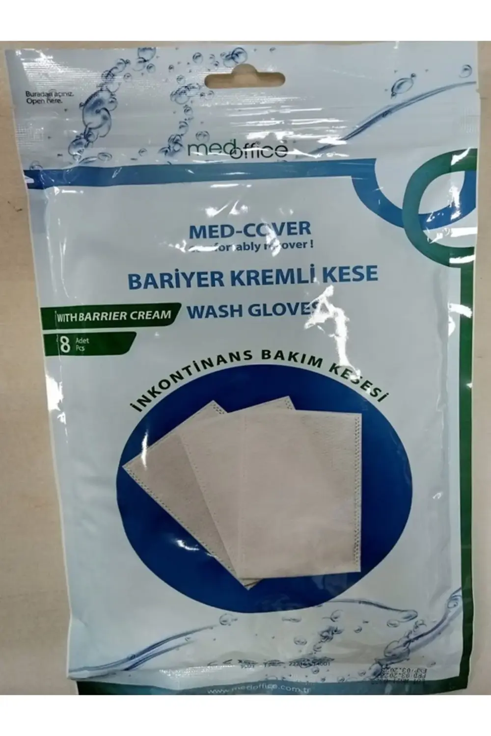 Med-cover Bariyer Kremli Kese 8'li ( 3 Paket )