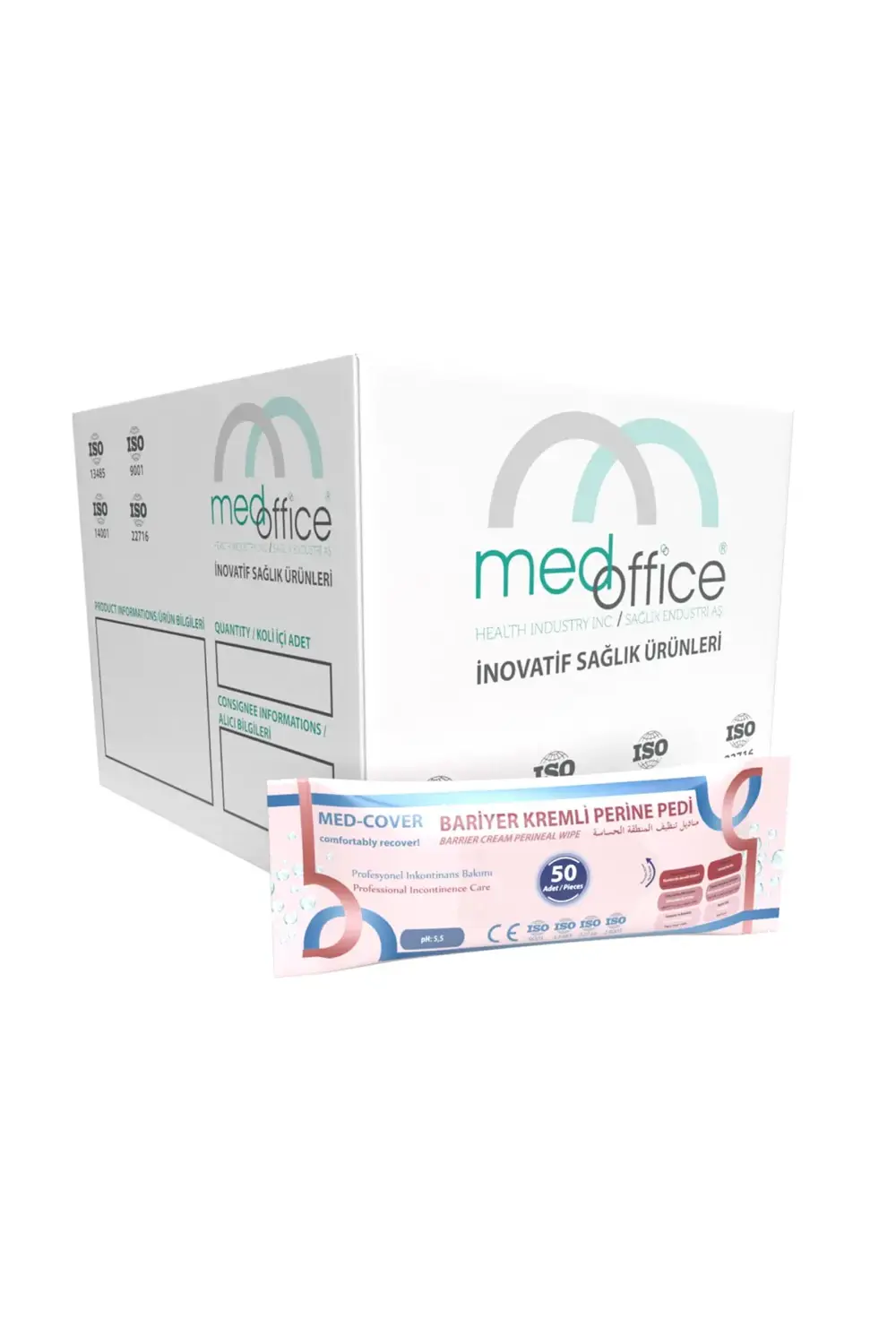 Med-cover Bariyer Kremli Perine Pedi 50'li / 35'li Koli